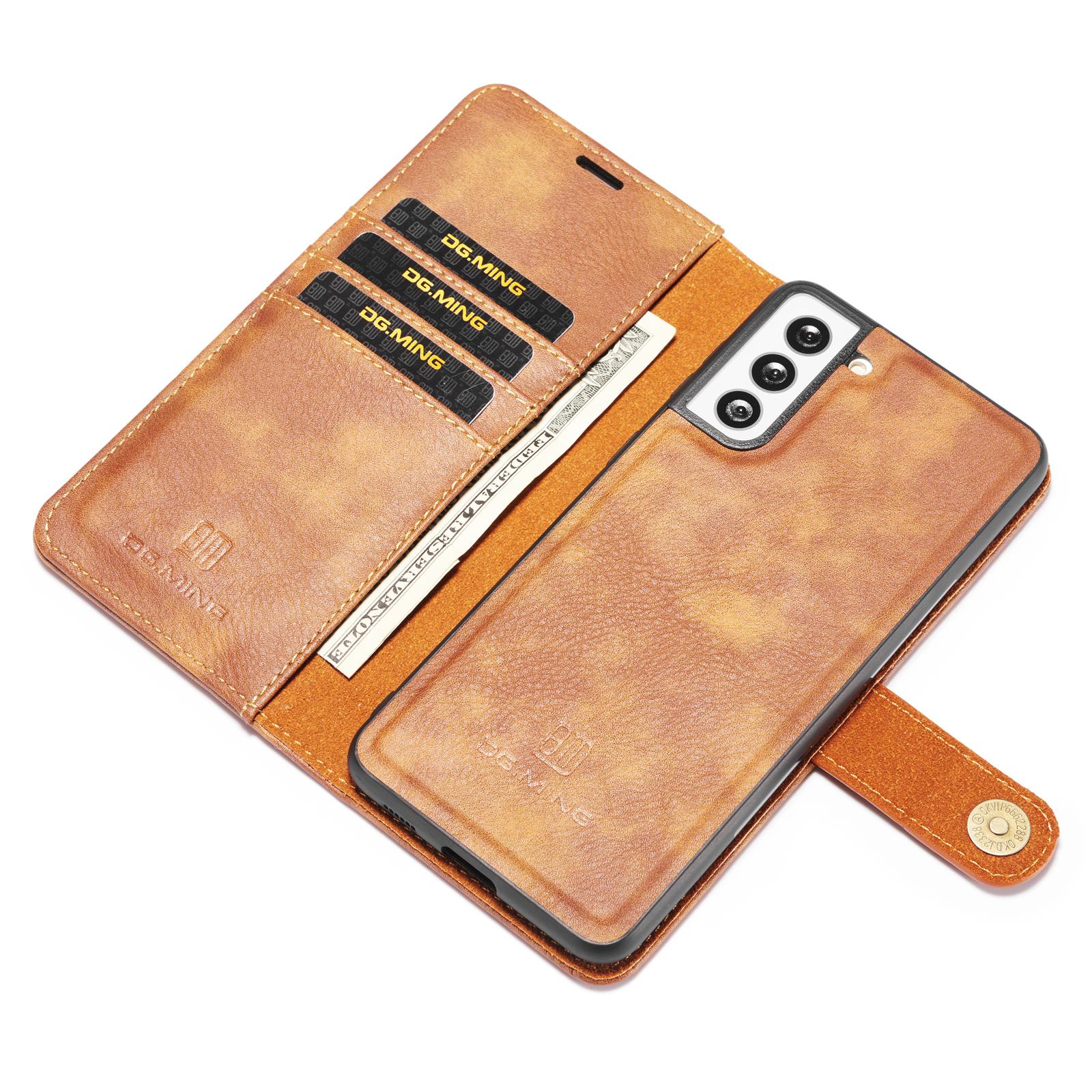 Handytasche Magnetische Samsung Galaxy S21 Cognac