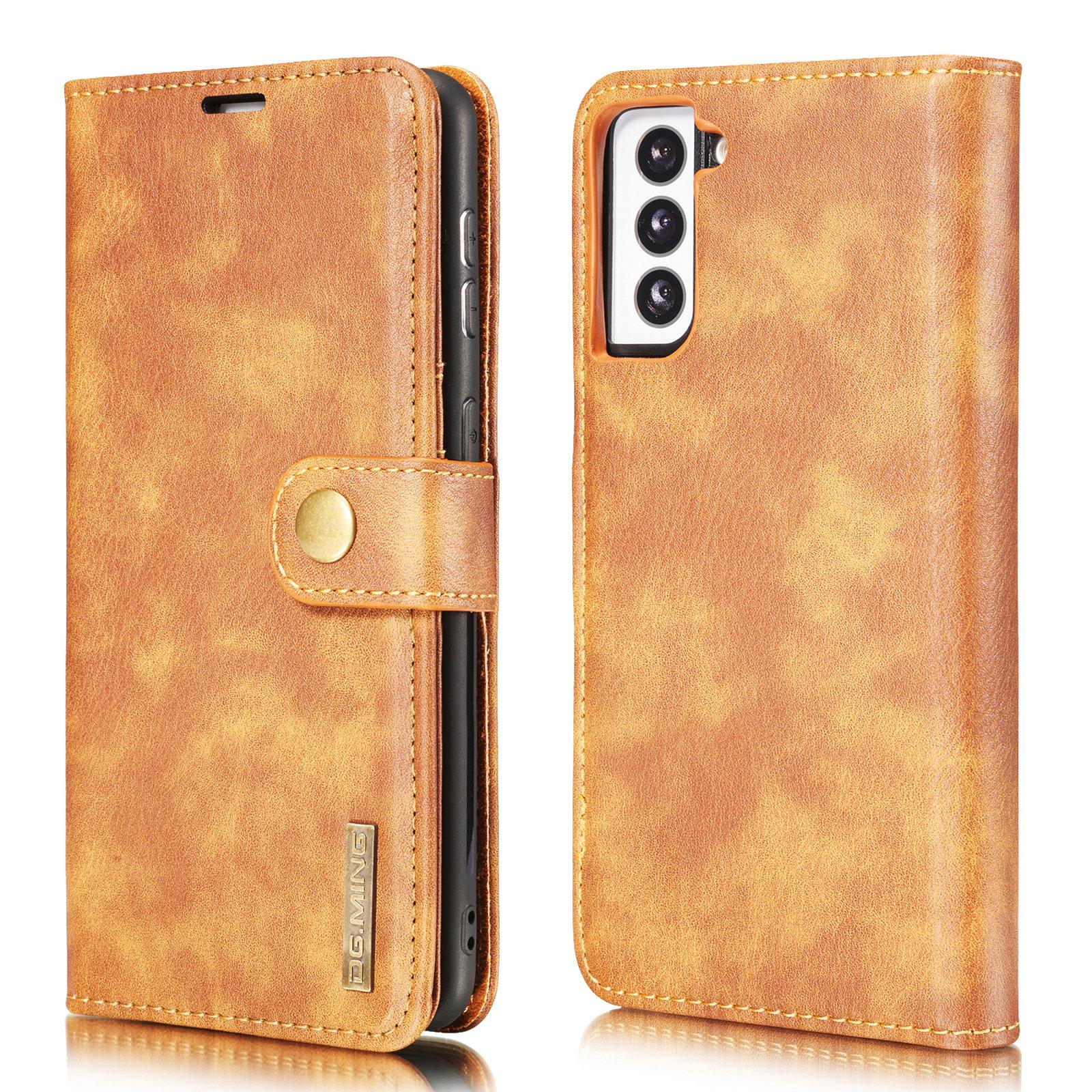 Handytasche Magnetische Samsung Galaxy S21 Plus Cognac