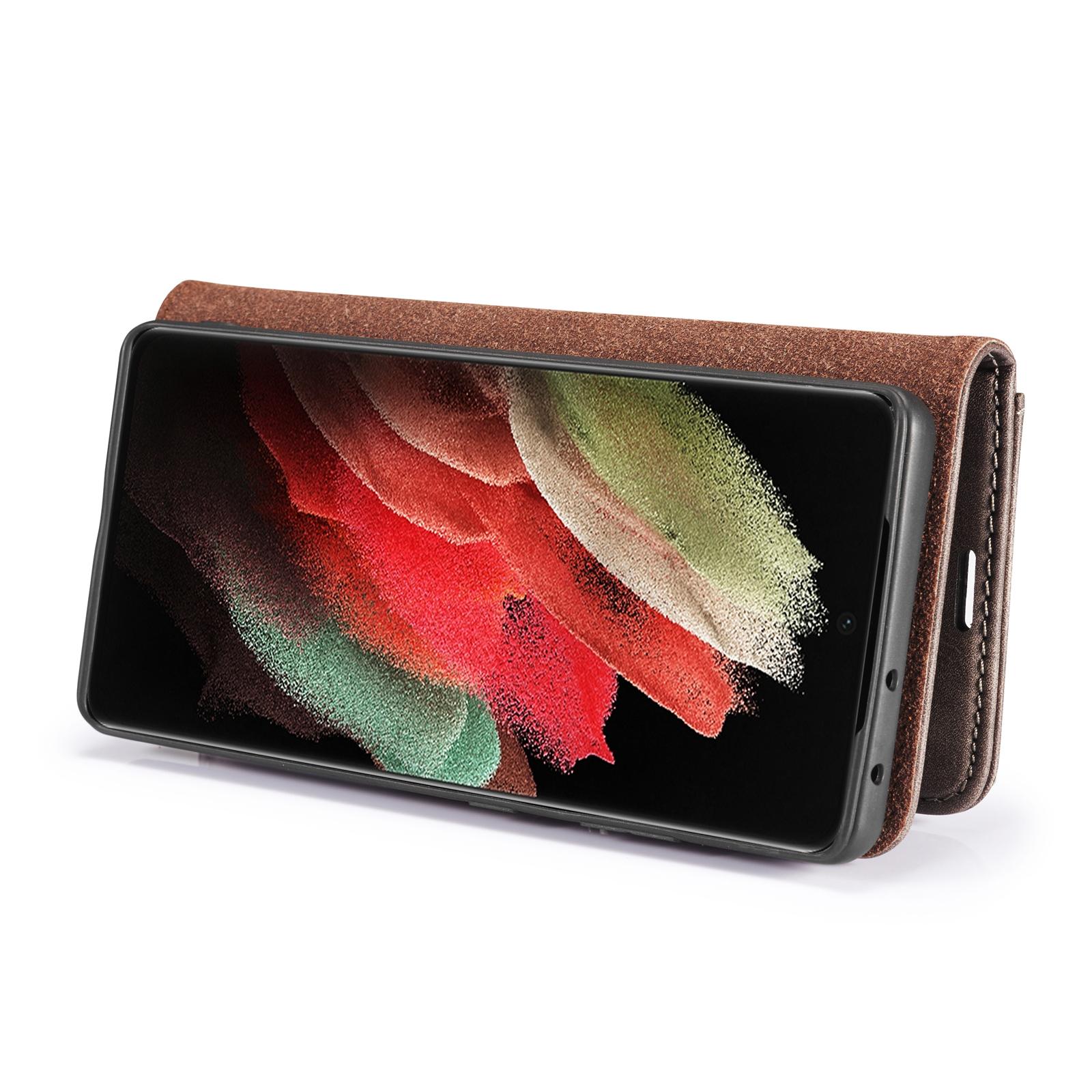 Handytasche Magnetische Samsung Galaxy S21 Ultra Brown