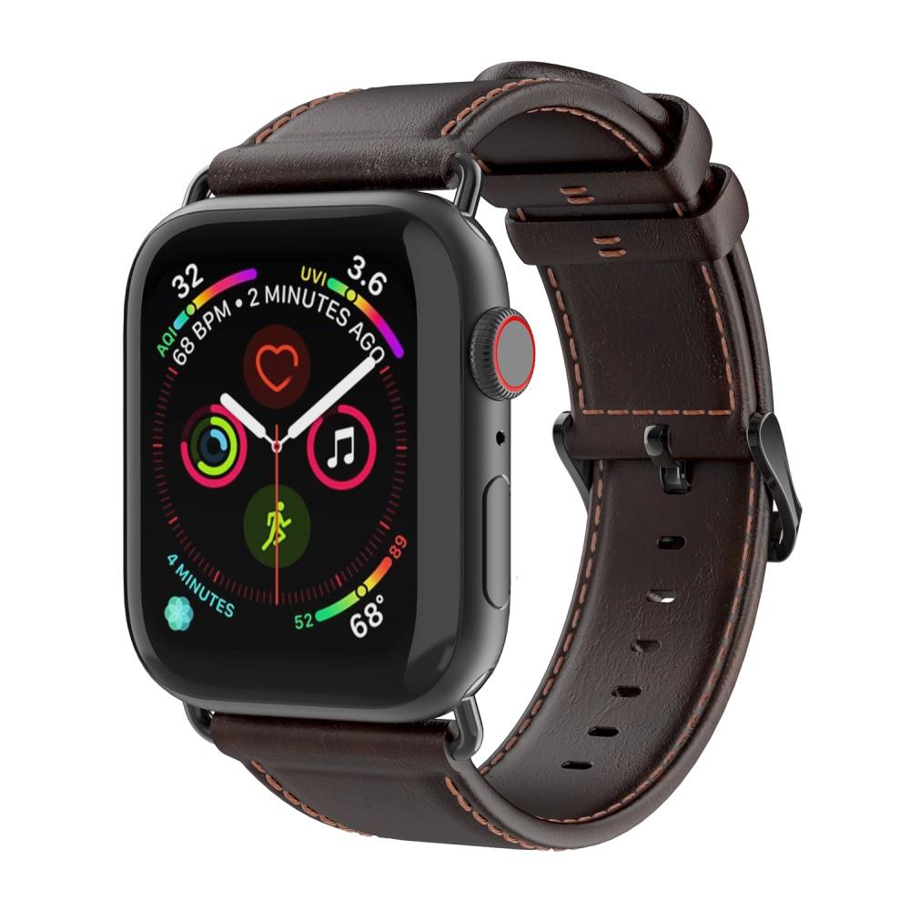 Leather Armband Apple Watch Ultra 49mm Brown