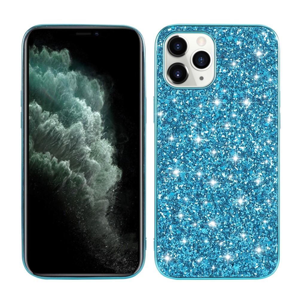 iPhone 12 Mini Glitzerhülle Blau