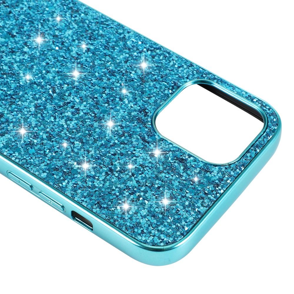 iPhone 12 Mini Glitzerhülle Blau