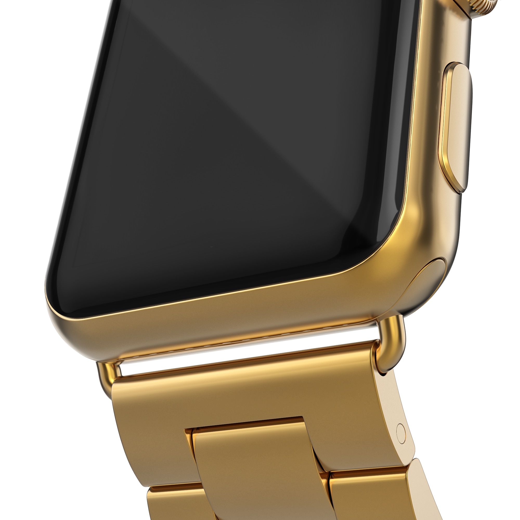 Apple Watch 45mm Series 7 Armband aus Stahl gold
