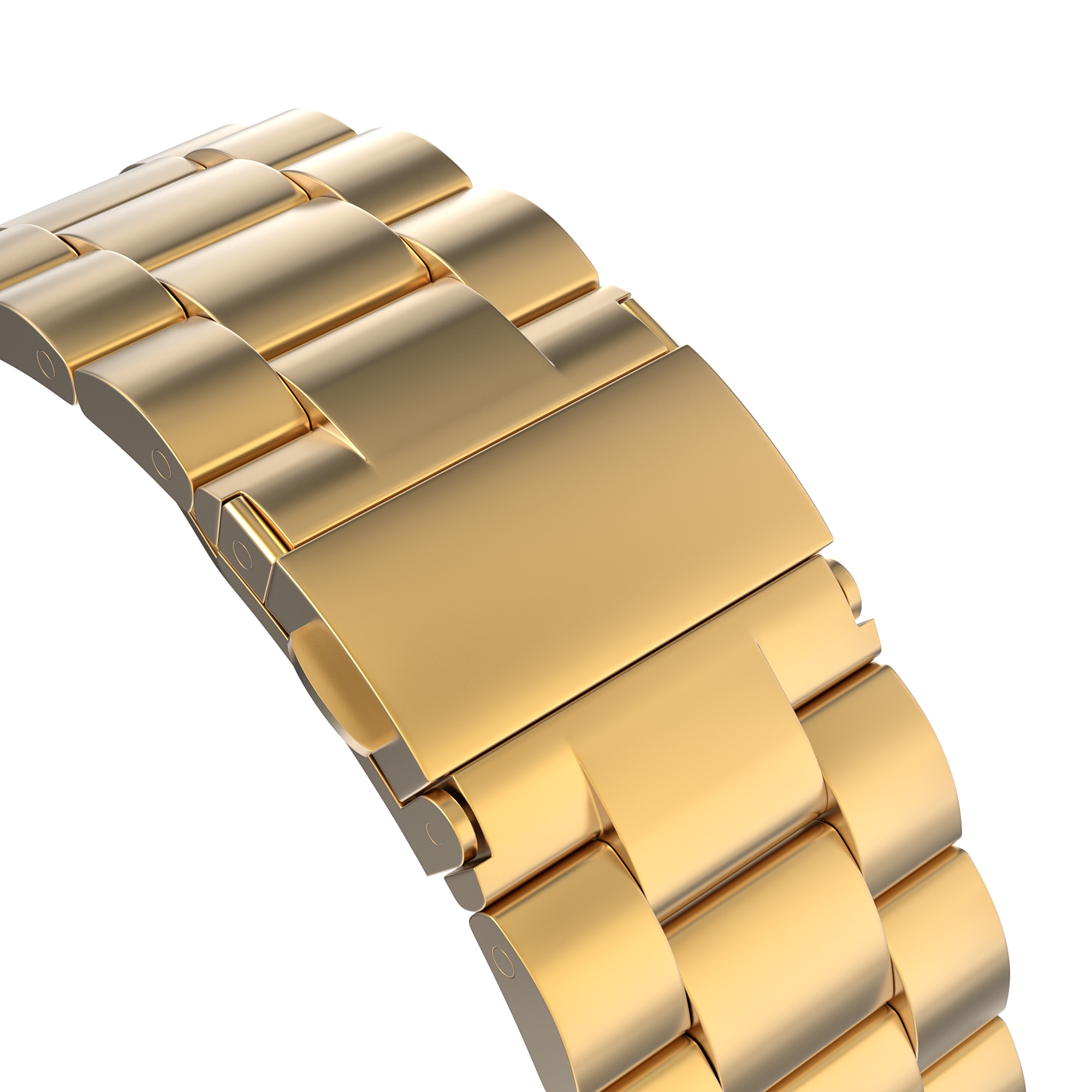 Apple Watch 45mm Series 7 Armband aus Stahl gold