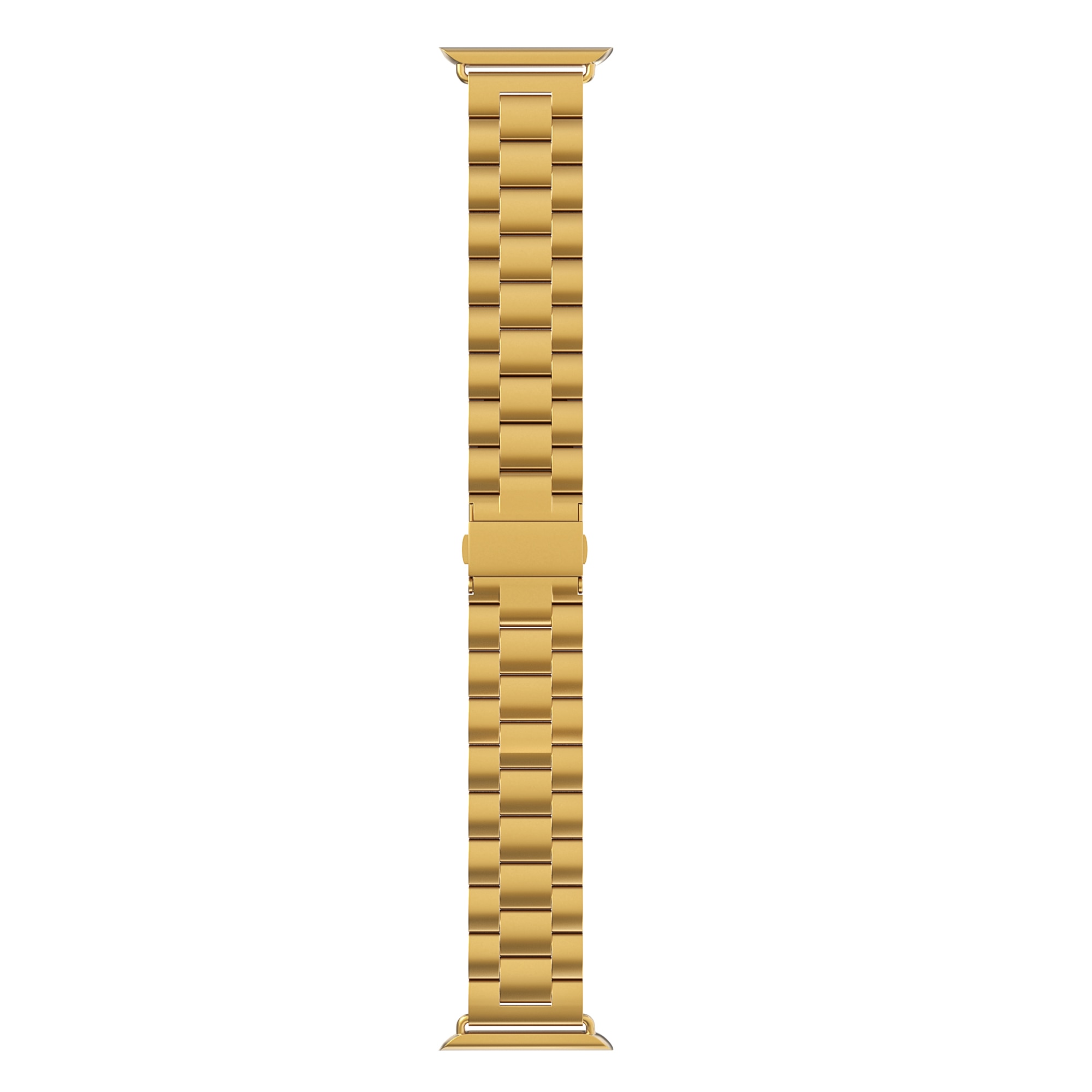Apple Watch SE 44mm Armband aus Stahl gold