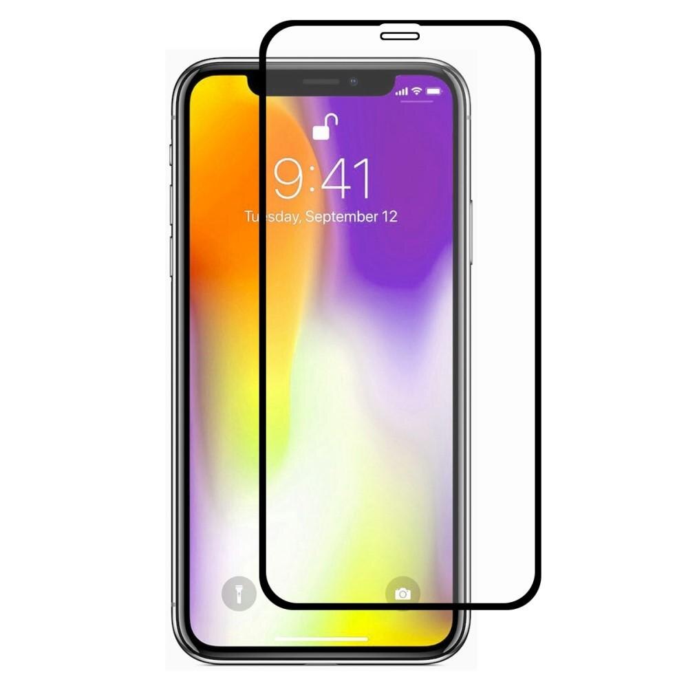 Full Glue Tempered Glass iPhone XS Max Schwarz