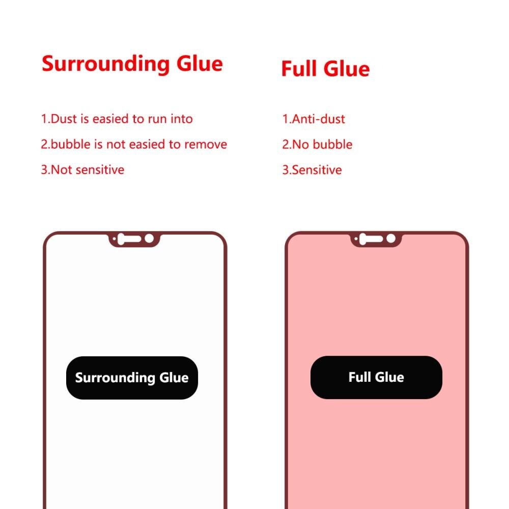 Full Glue Tempered Glass OnePlus 6 Schwarz