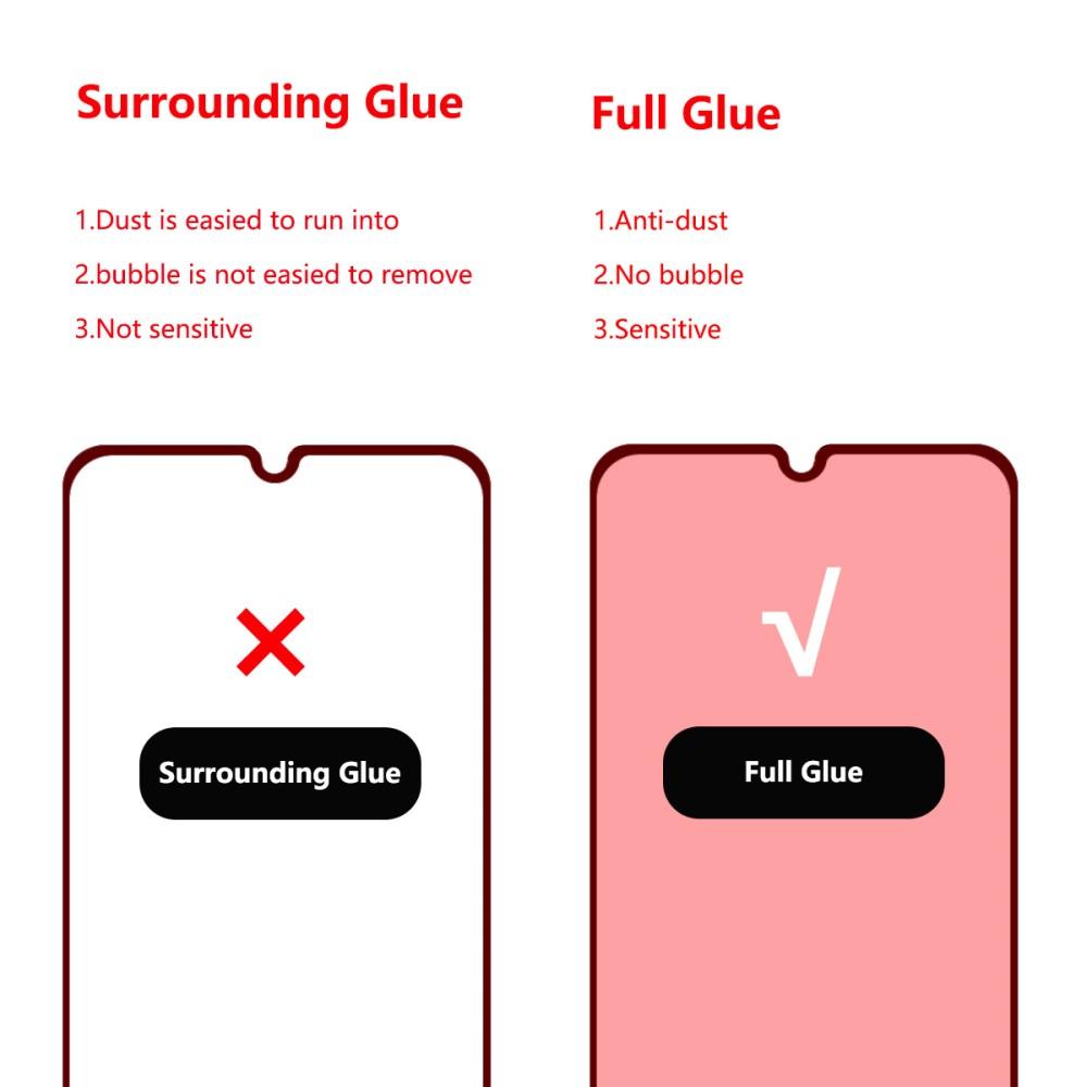 Full Glue Tempered Glass Samsung Galaxy A50 Schwarz