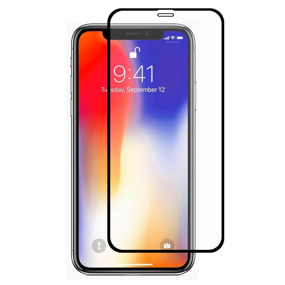 Full Glue Tempered Glass iPhone XR Schwarz