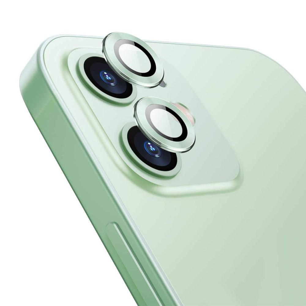 Panzerglas für Kamera Aluminium iPhone 12/12 Mini Grün
