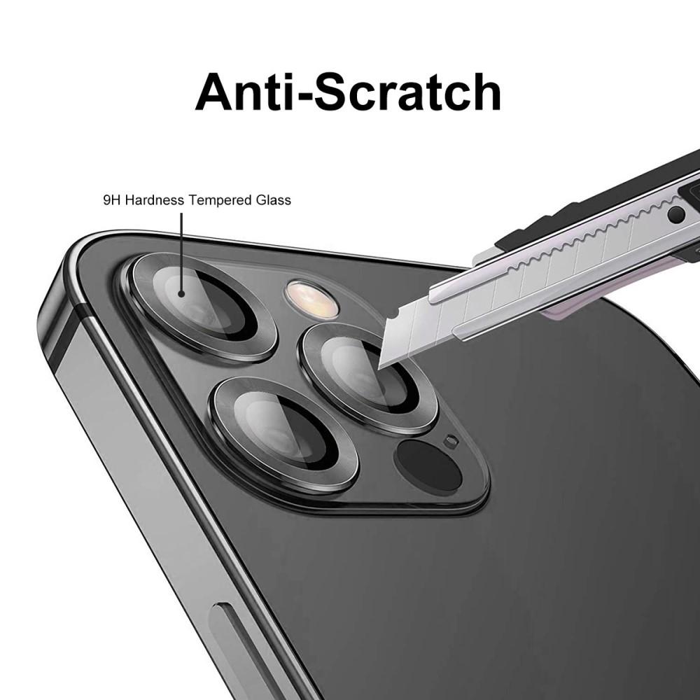 Panzerglas für Kamera Aluminium iPhone 12 Pro Schwarz