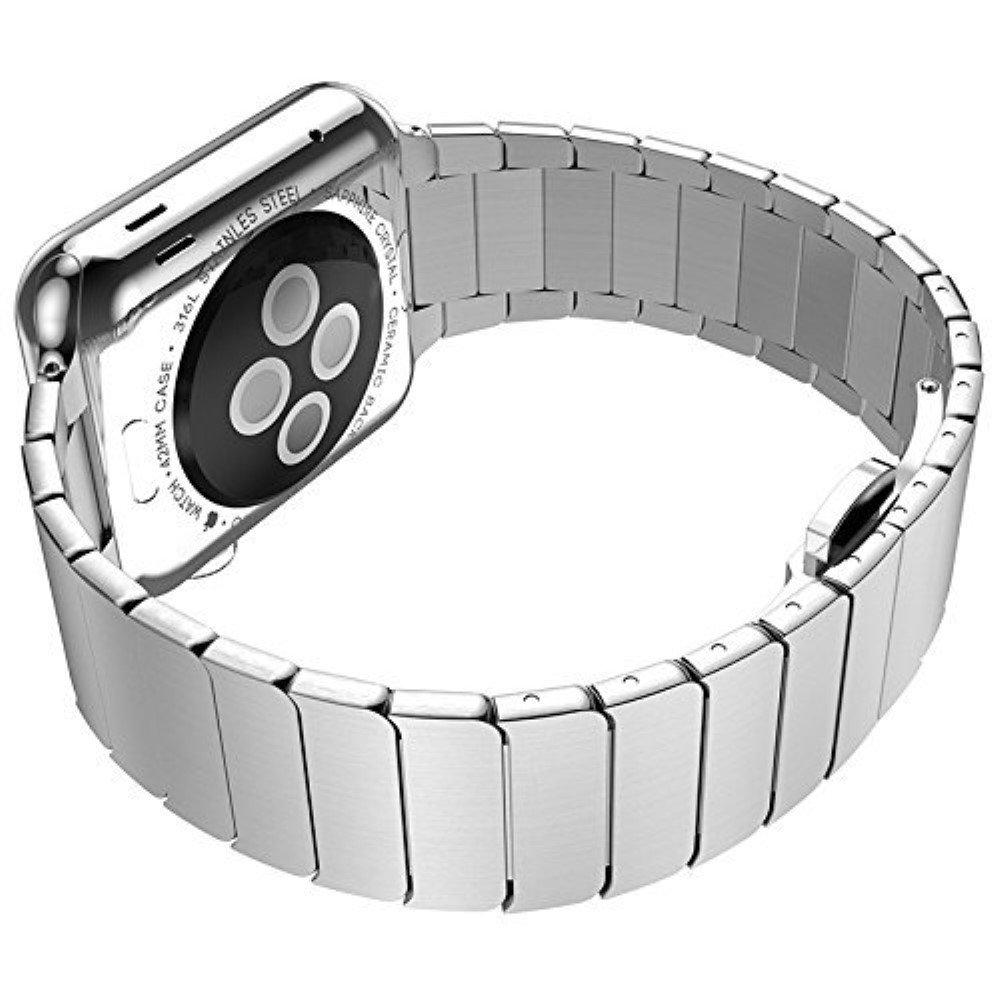 Apple Watch 42/44/45 mm Gliederarmband Silber
