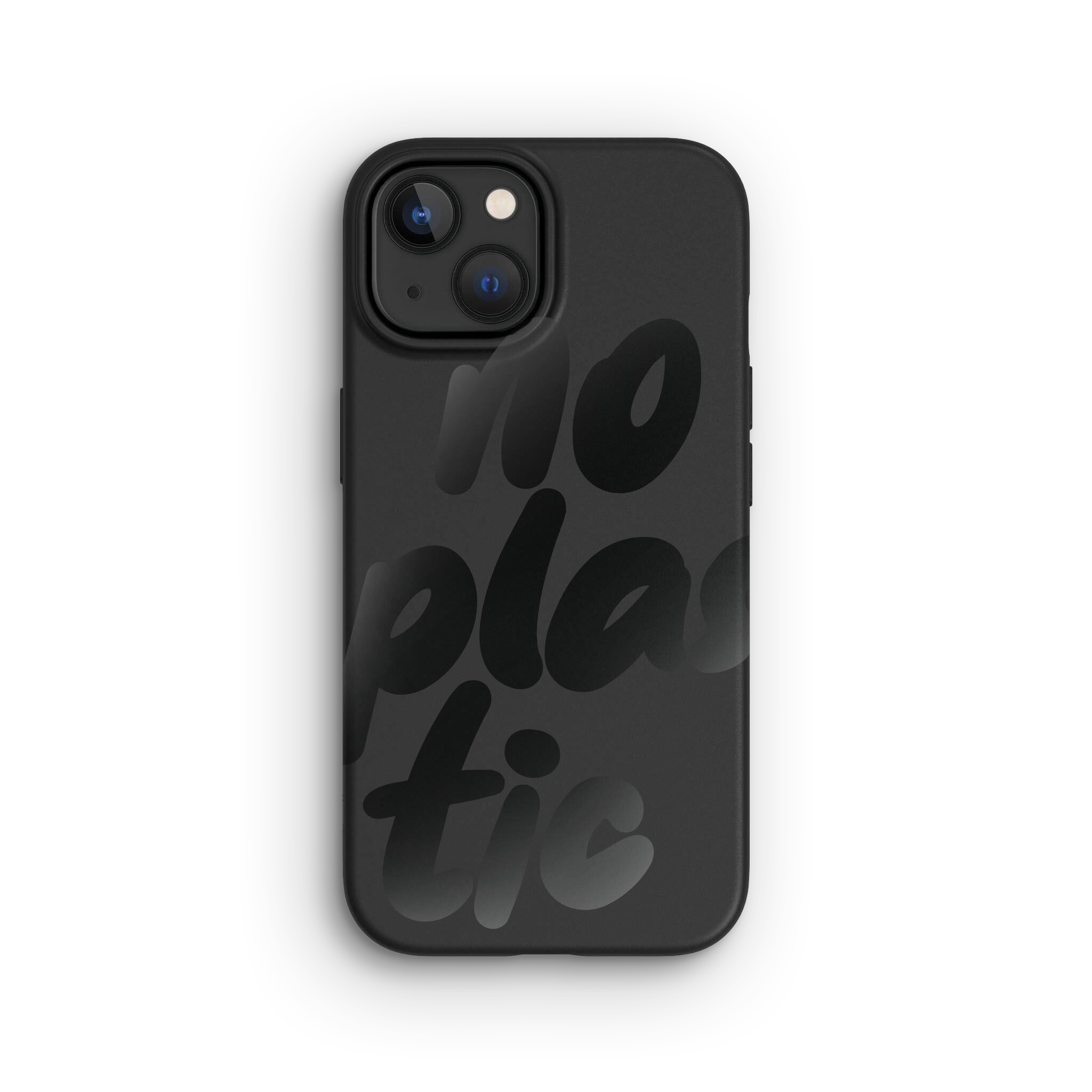 iPhone 15 Hülle, No Plastic Black