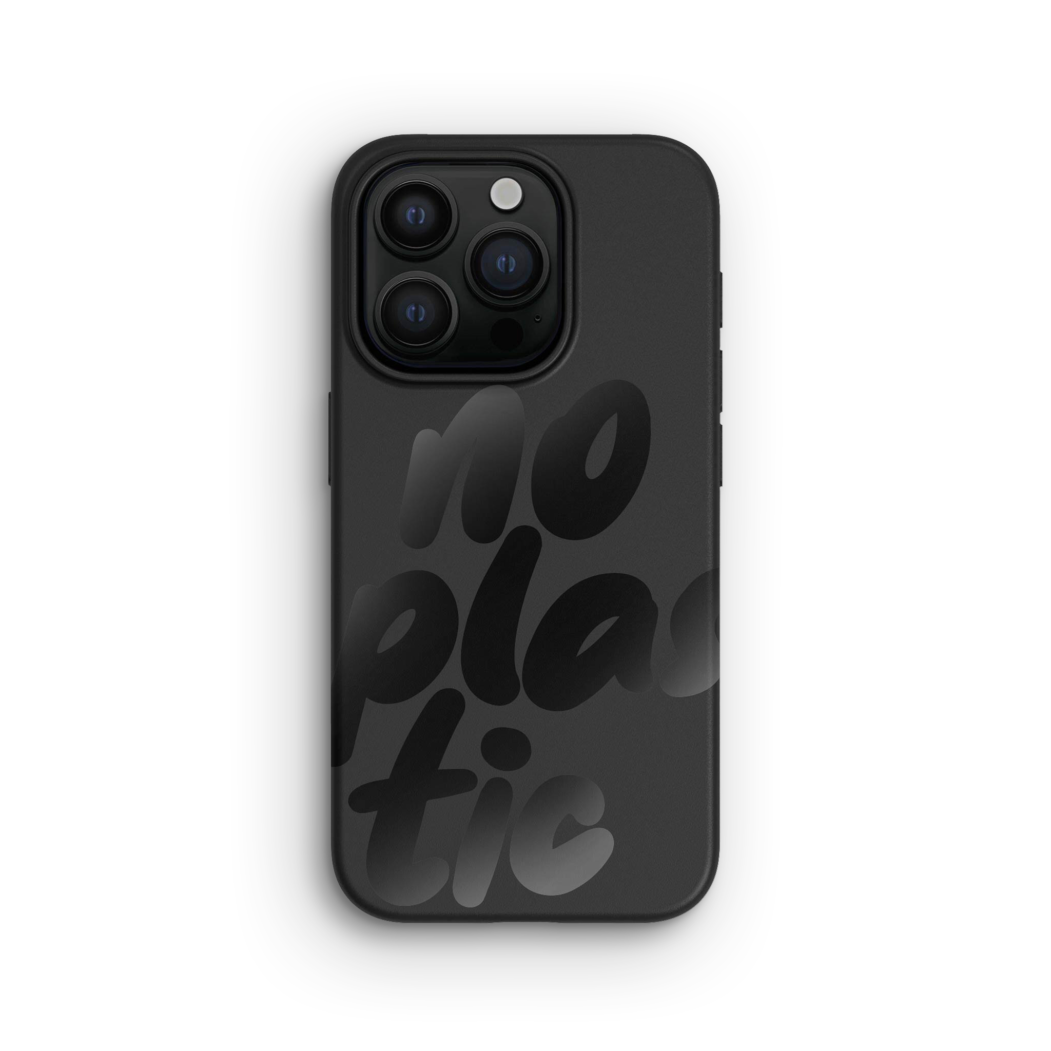 iPhone 15 Pro Hülle, No Plastic Black