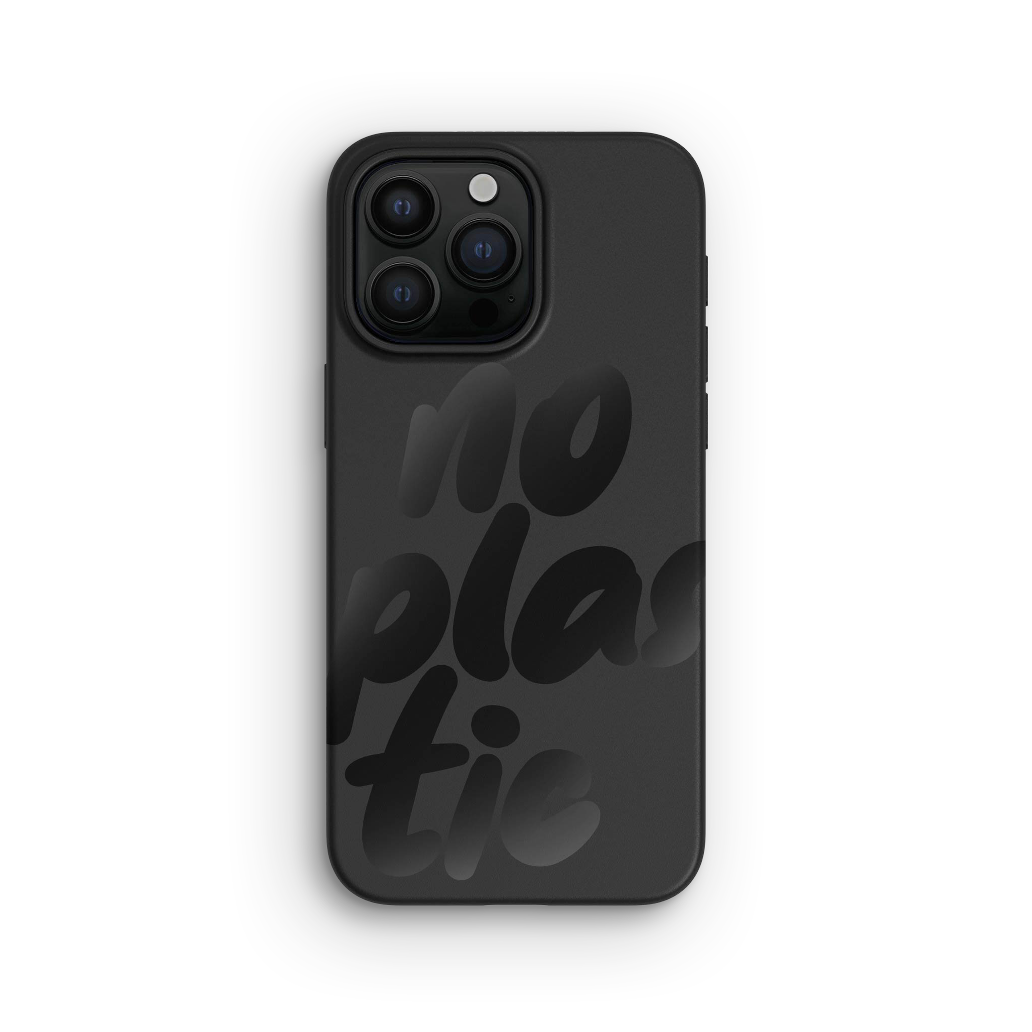 iPhone 15 Pro Max Hülle, No Plastic Black