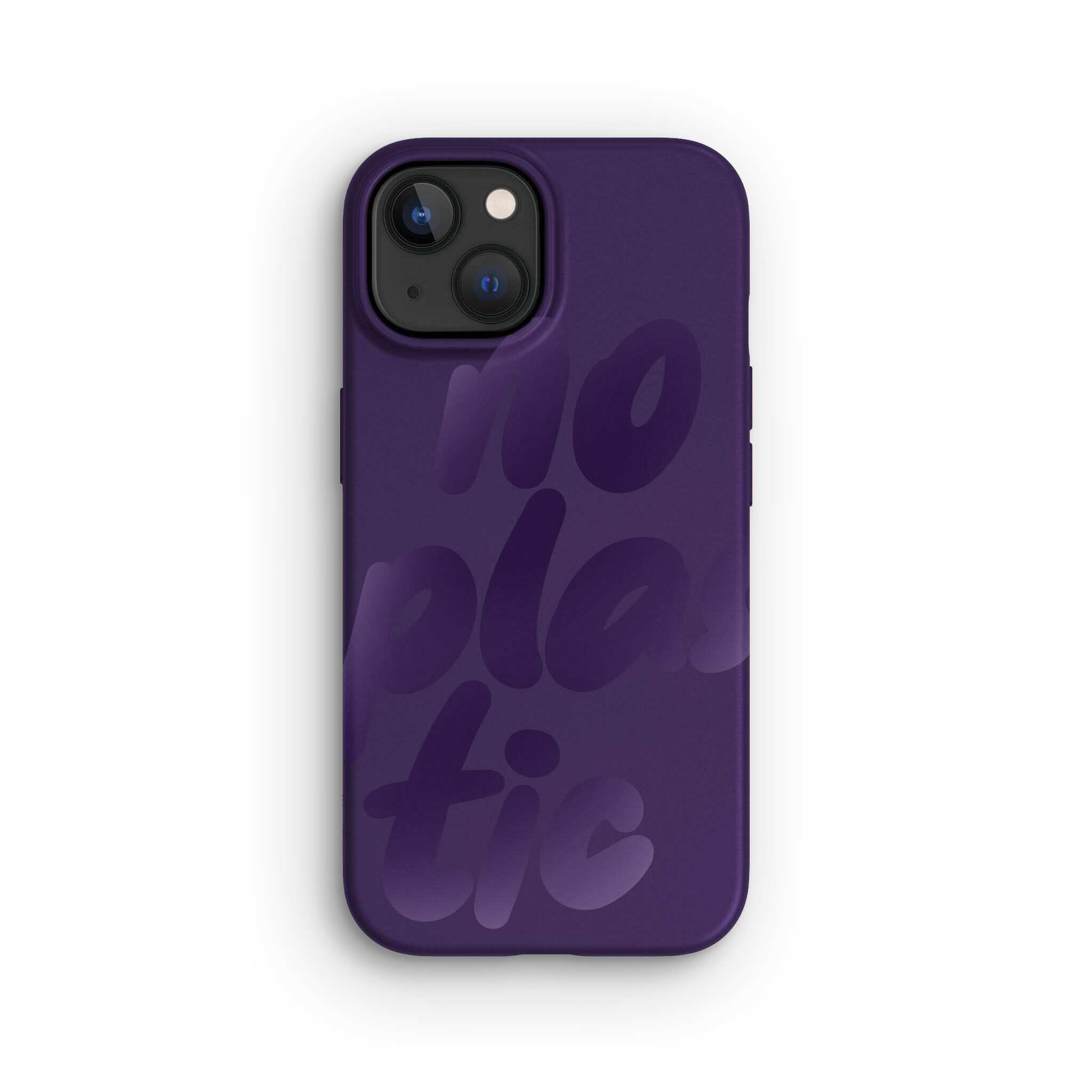 iPhone 15 Hülle, No Plastic Blackberry Purple