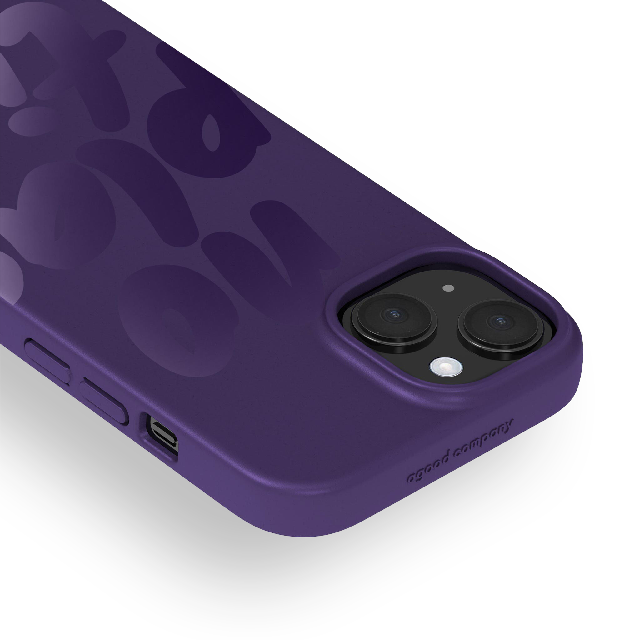 iPhone 15 Hülle, No Plastic Blackberry Purple