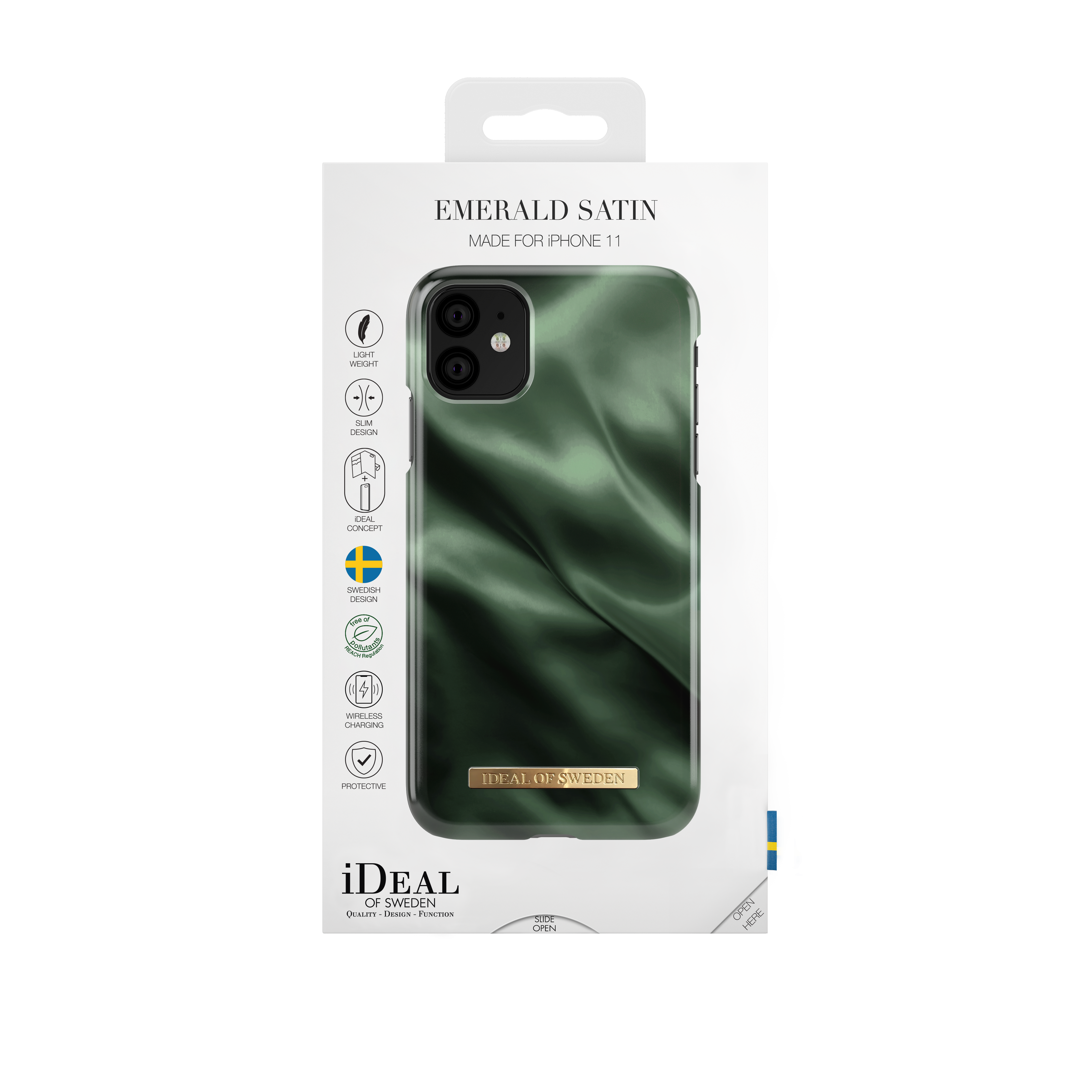 Fashion Case iPhone 11/XR Emerald Satin