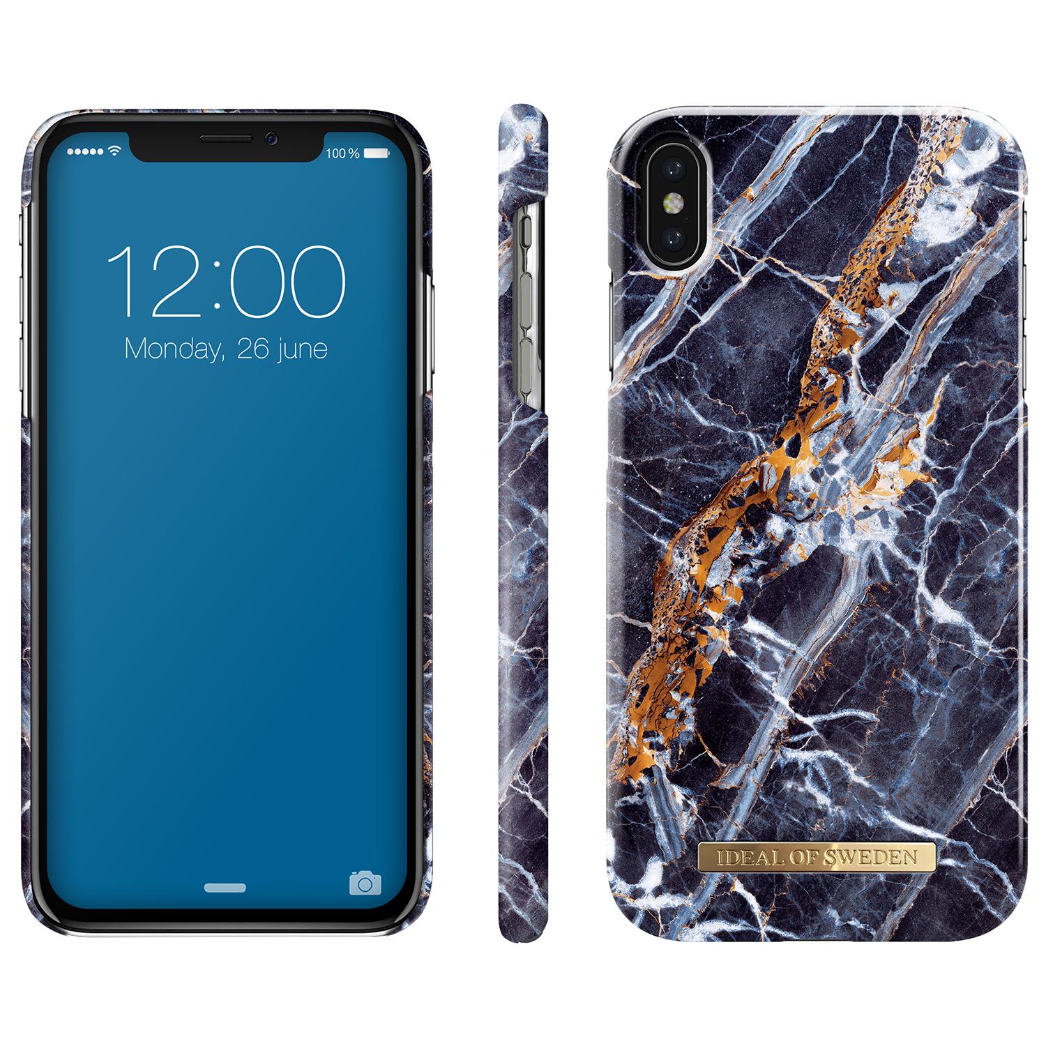 Fashion Case iPhone Xs Max Midnight Blue Marble