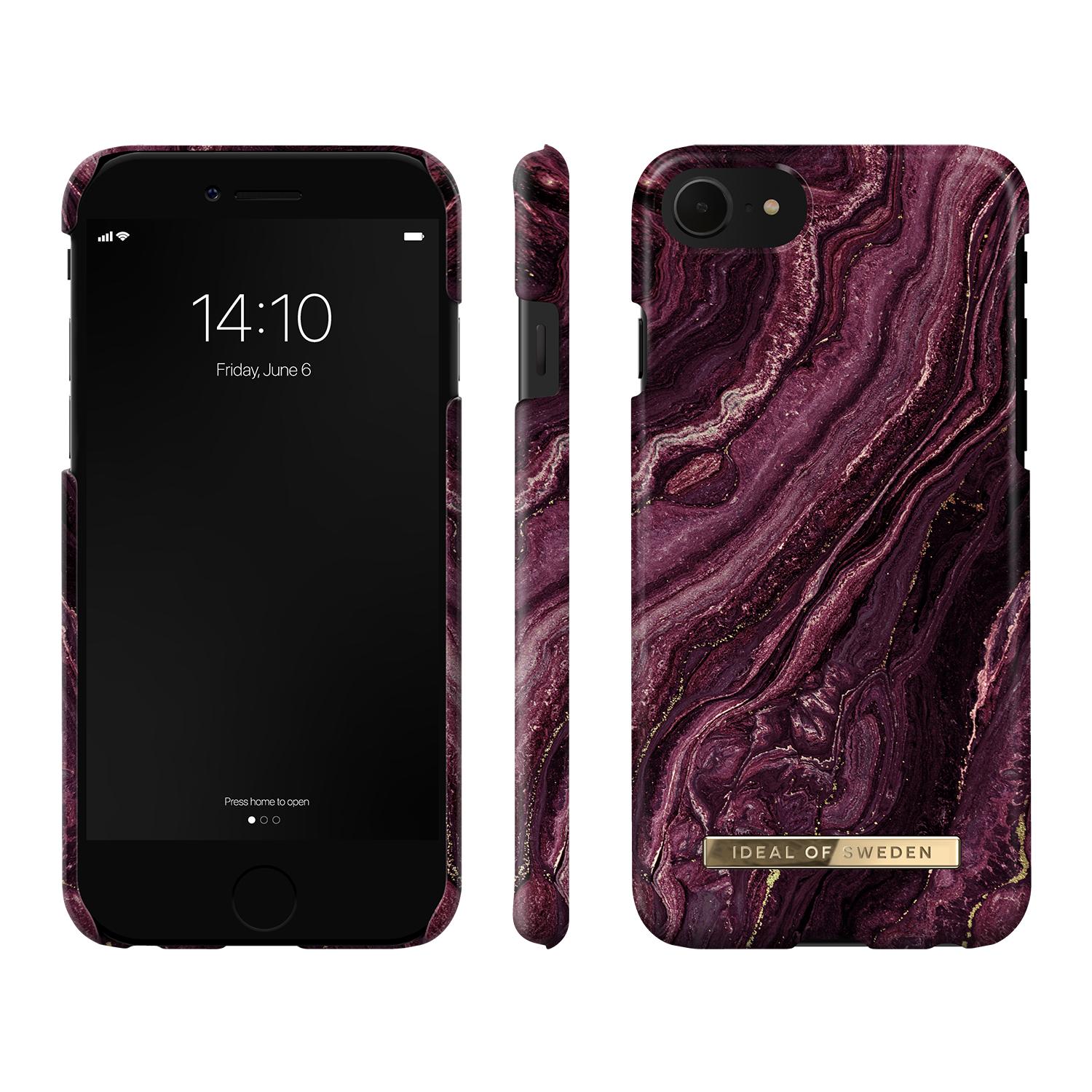 Fashion Case iPhone 7/8/SE Golden Plum