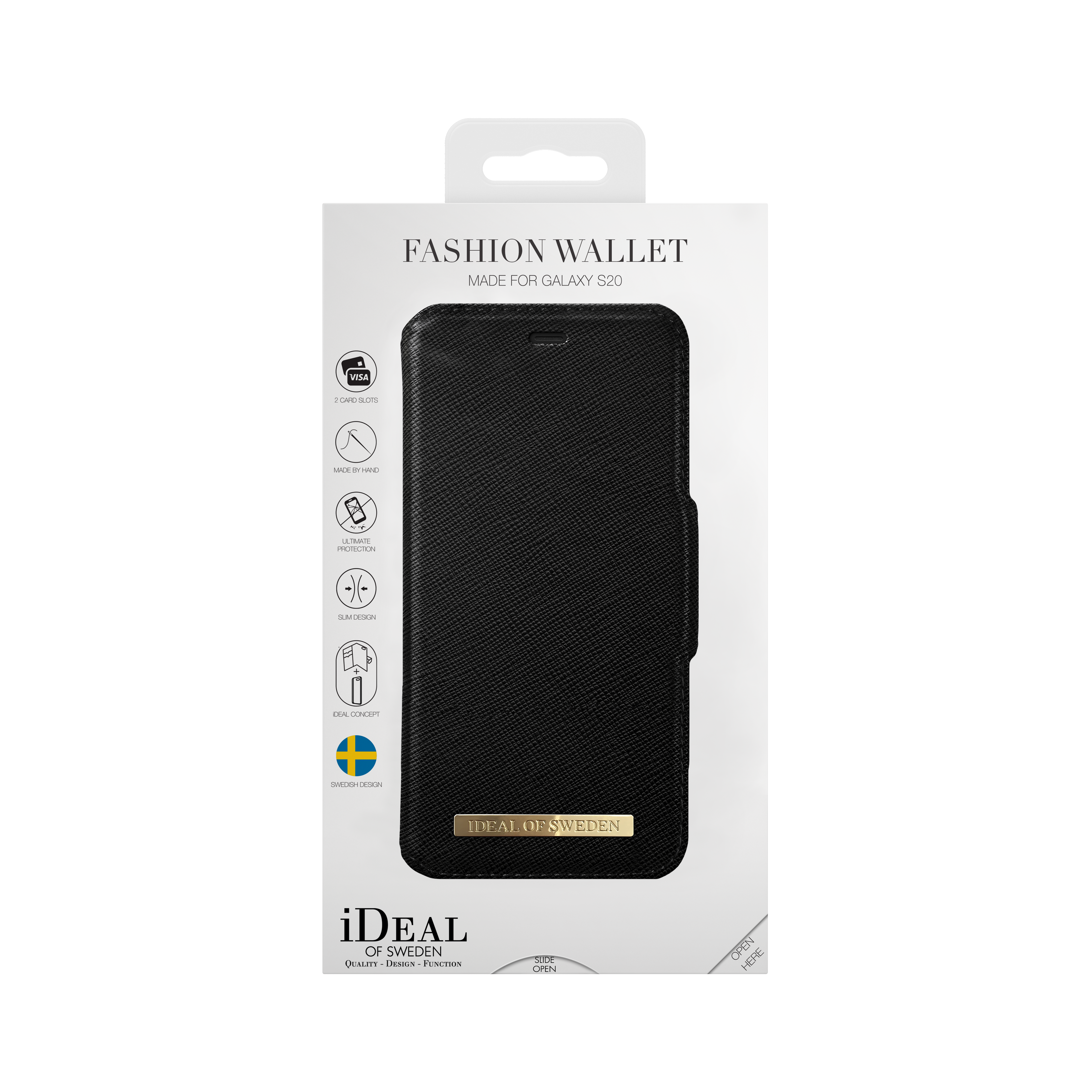 Fashion Wallet Samsung Galaxy S20 Black