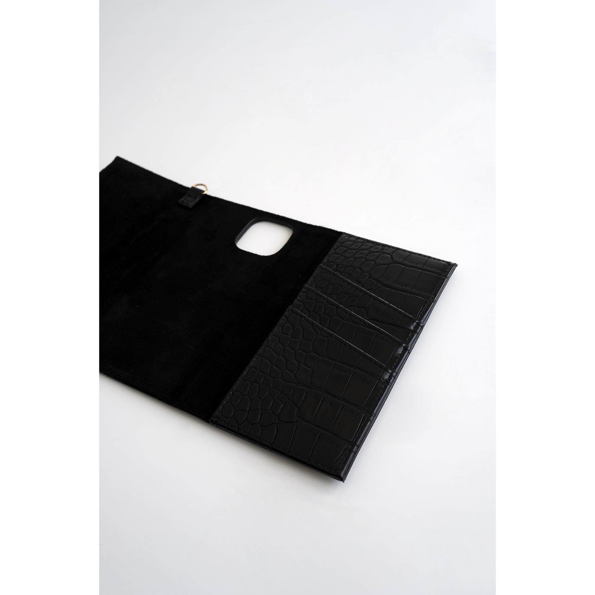 Signature Clutch iPhone X/XS Schwarz