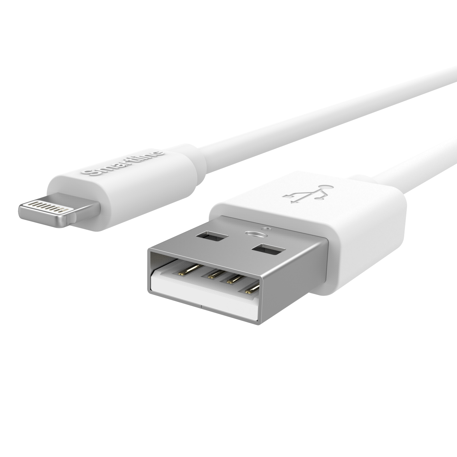 USB-kabel Lightning 3m Weiß