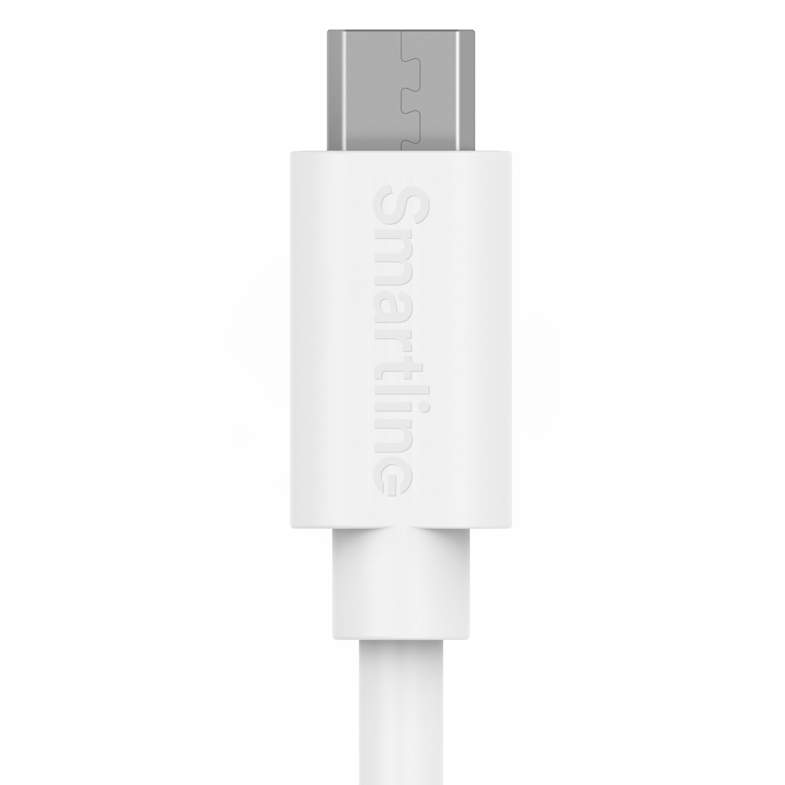 USB-kabel MicroUSB 1m Weiß