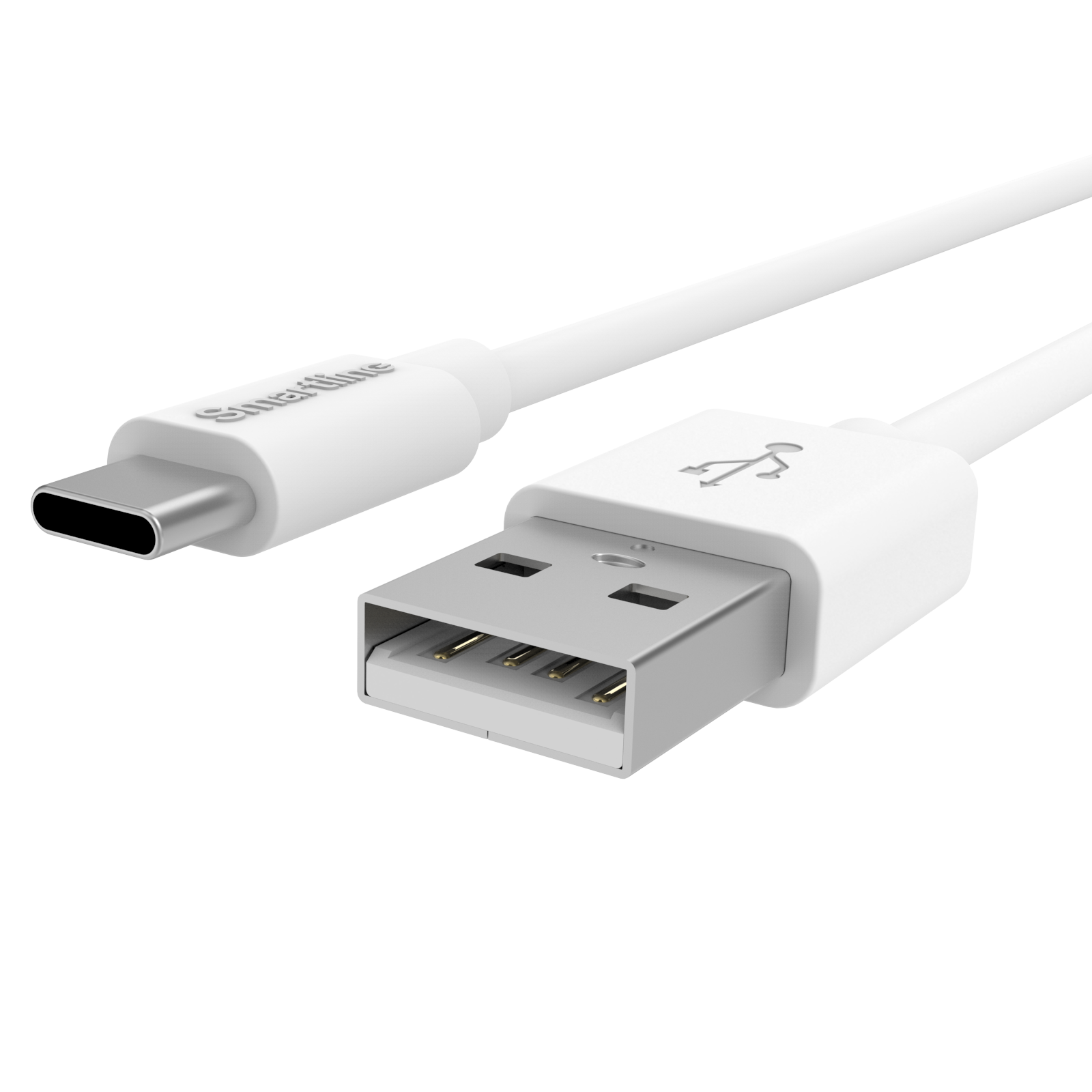 USB-kabel USB-C 3m Weiß