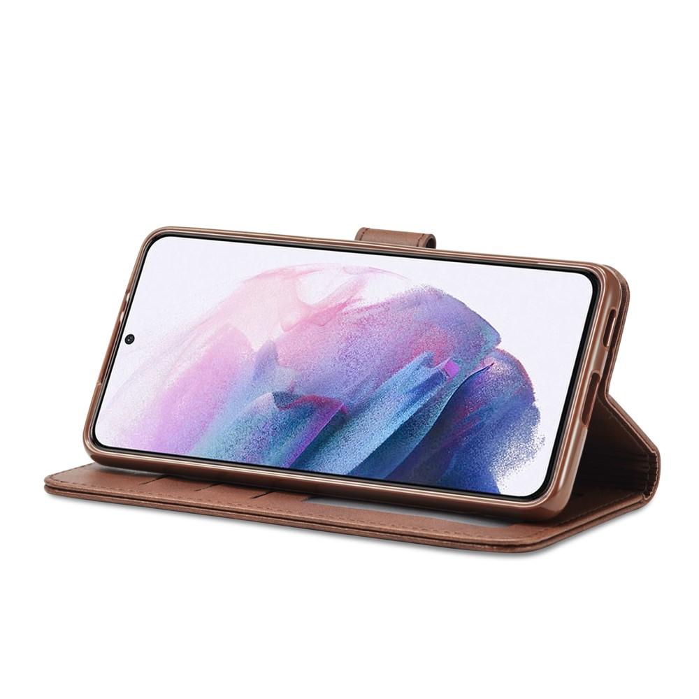 Portemonnaie-Hülle Samsung Galaxy S21 Plus Braun