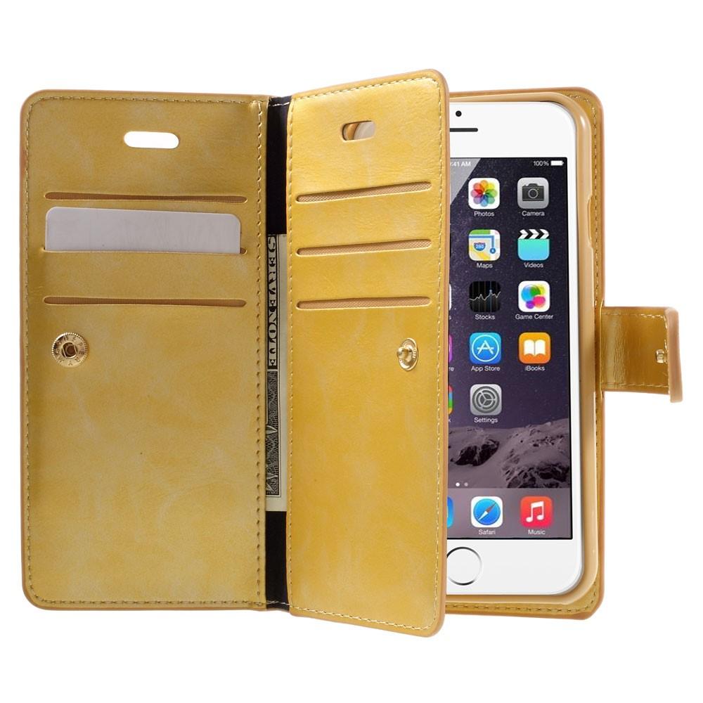 Mansoor Wallet Diary Case iPhone 7/8/SE Gold