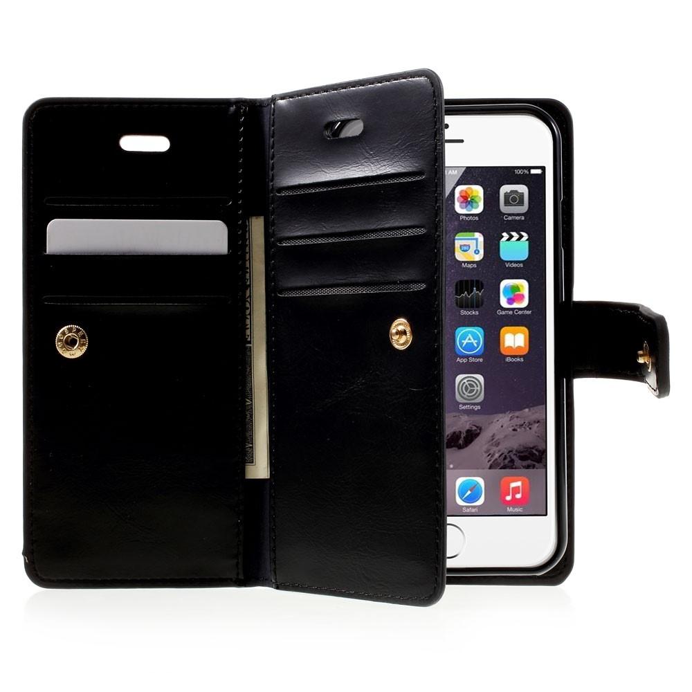 Mansoor Wallet Diary Case iPhone 7/8/SE Schwarz