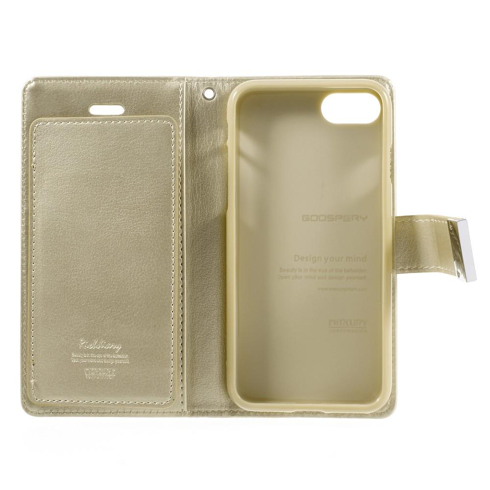 Rich Diary Case iPhone 7/8/SE Gold