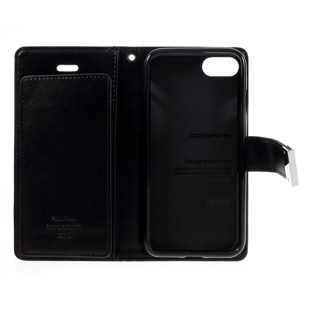 Rich Diary Case iPhone 7/8/SE Schwarz