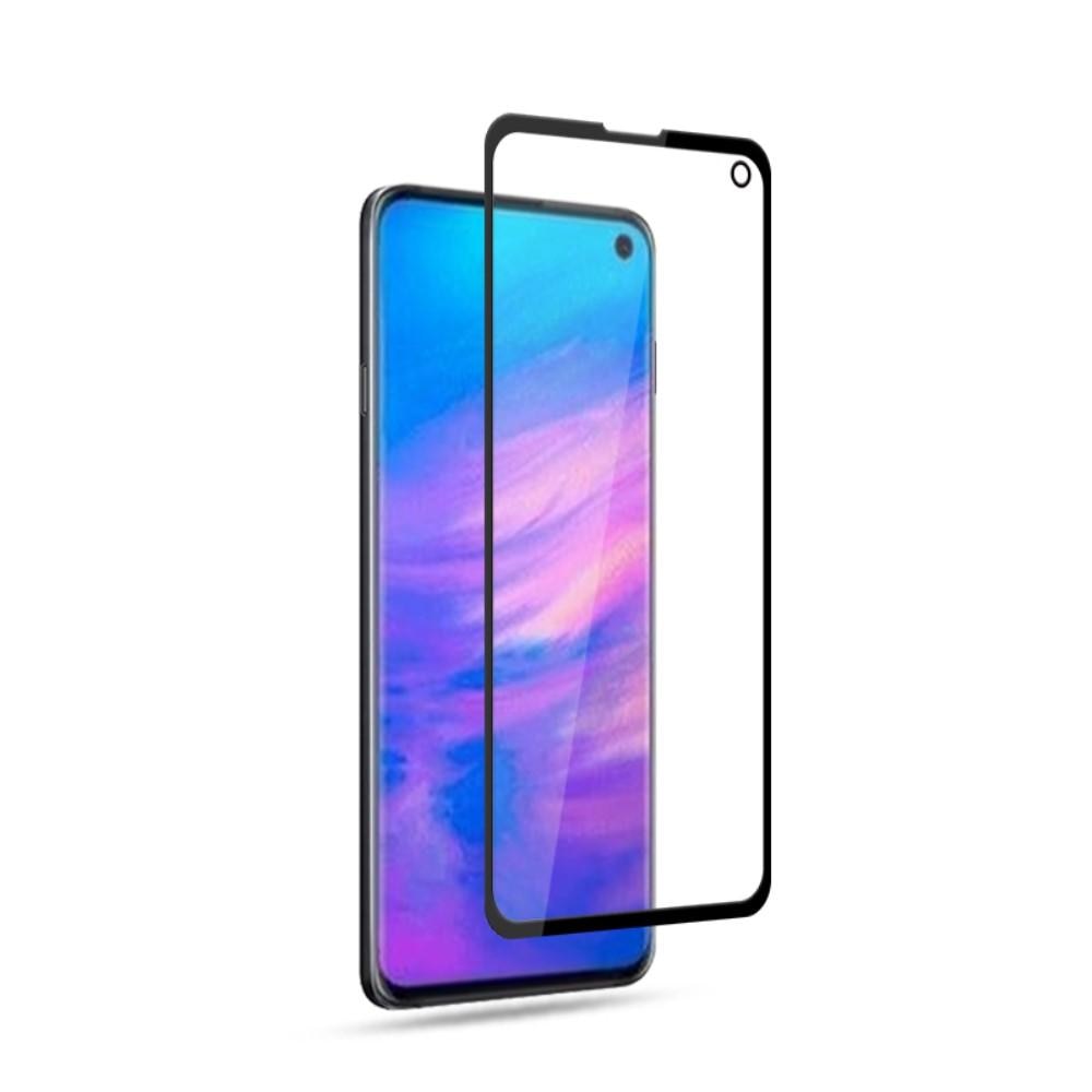 Vollabdeckendes Panzerglas Samsung Galaxy S10e Schwarz