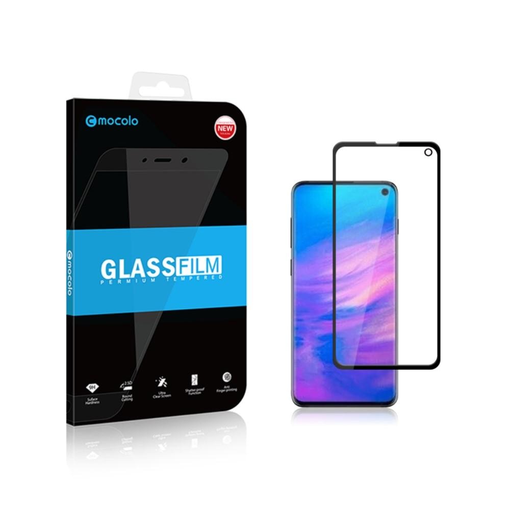 Vollabdeckendes Panzerglas Samsung Galaxy S10e Schwarz