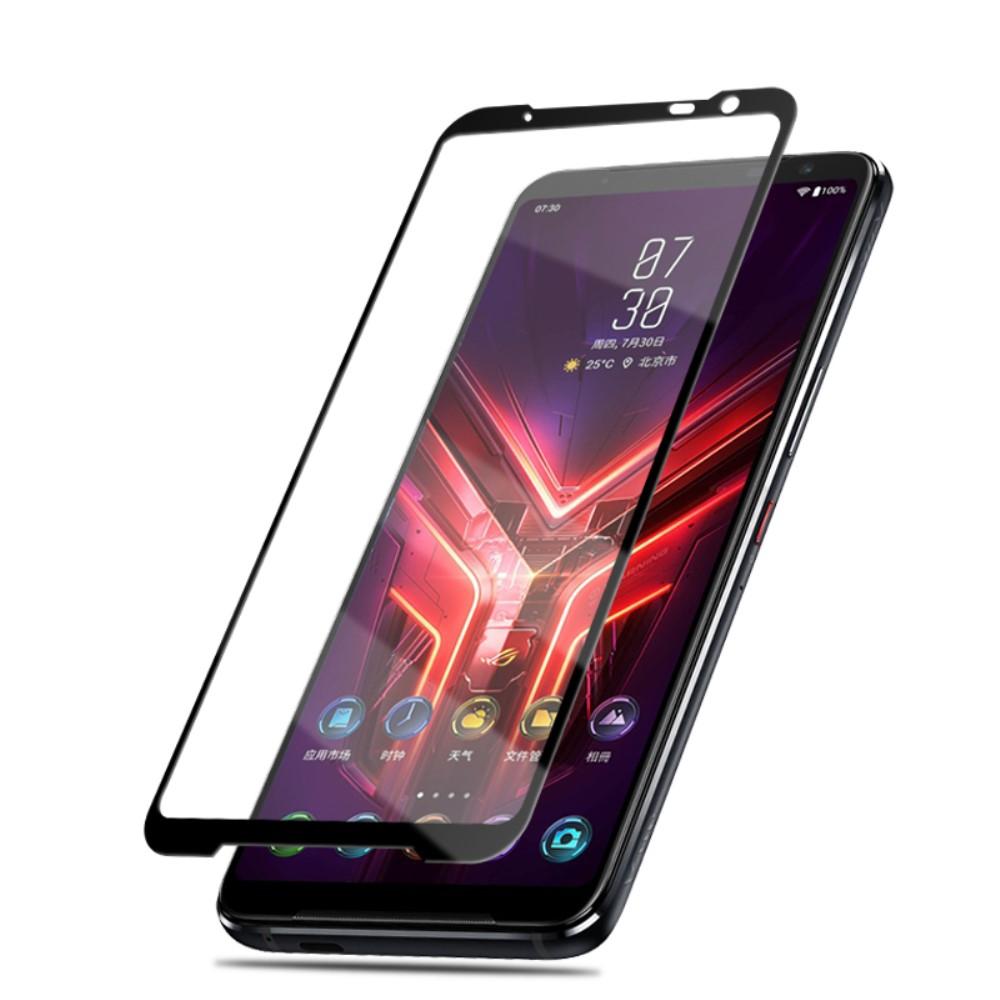 Vollabdeckendes Panzerglas Asus ROG Phone 3 Schwarz