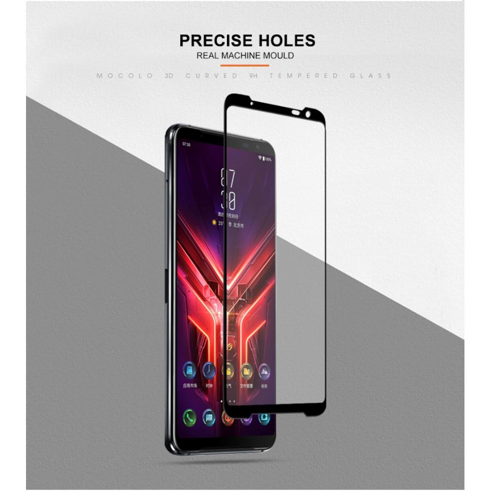 Vollabdeckendes Panzerglas Asus ROG Phone 3 Schwarz