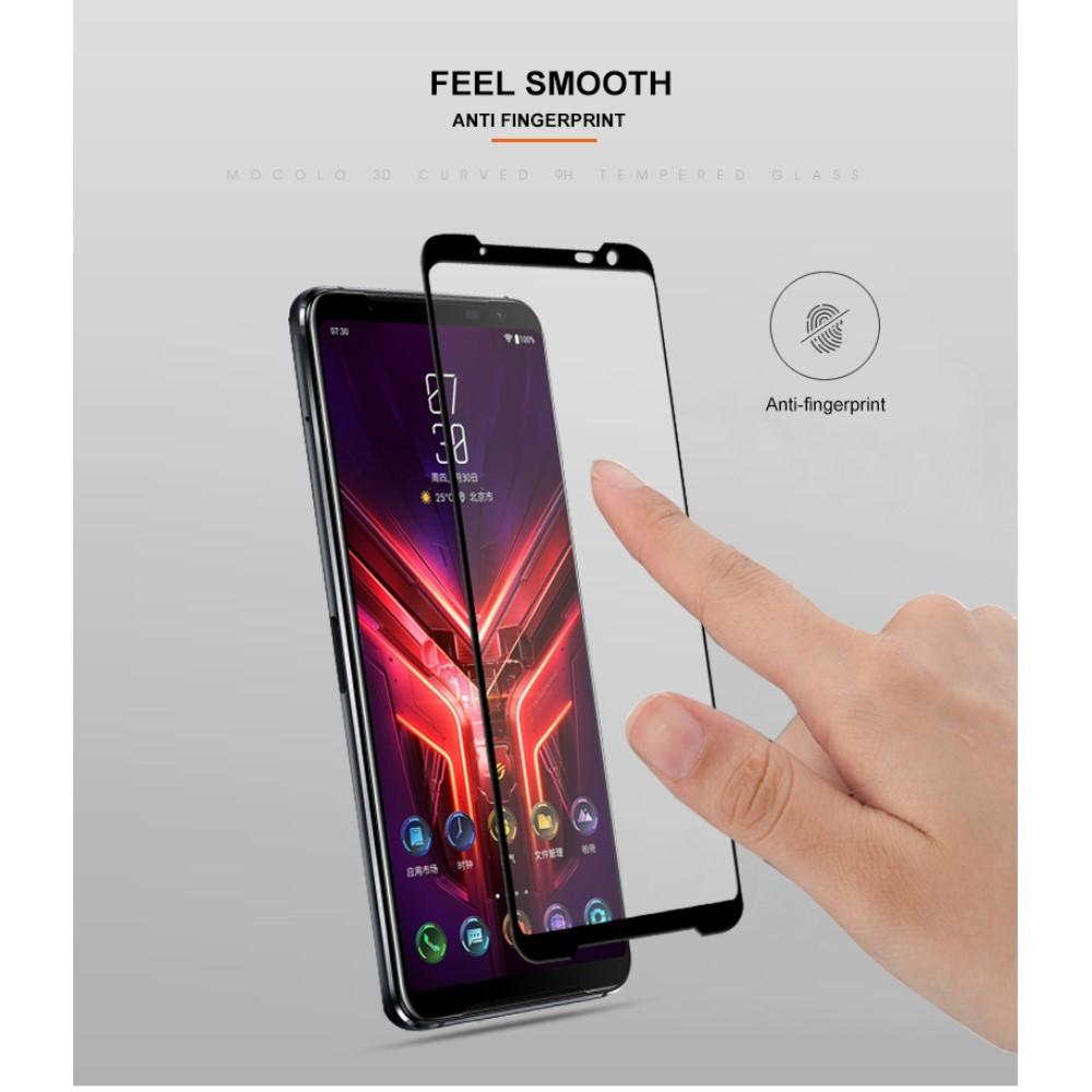 Vollabdeckendes Panzerglas Asus ROG Phone 3 Schwarz