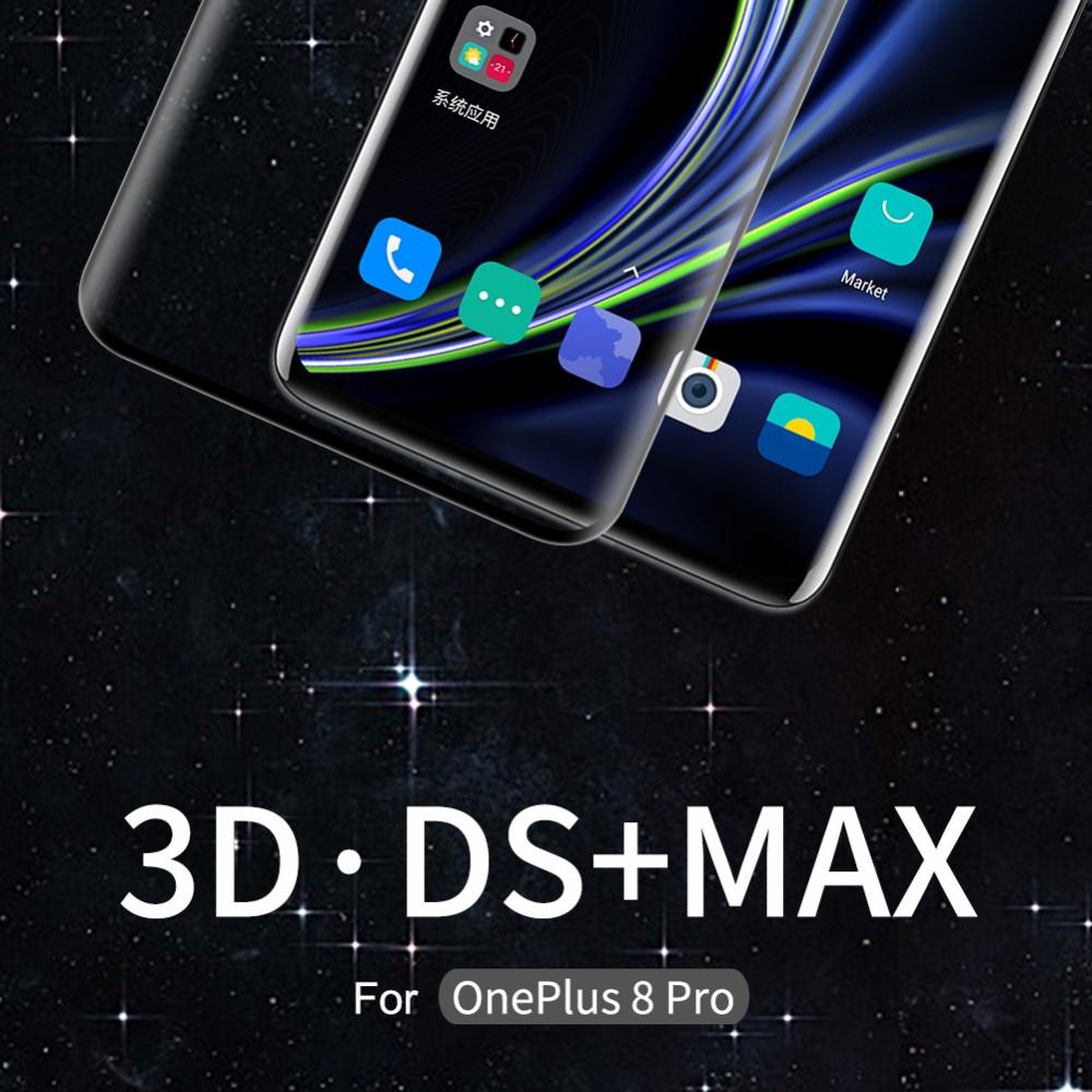 3D DS+MAX Curved Glass OnePlus 8 Pro Schwarz