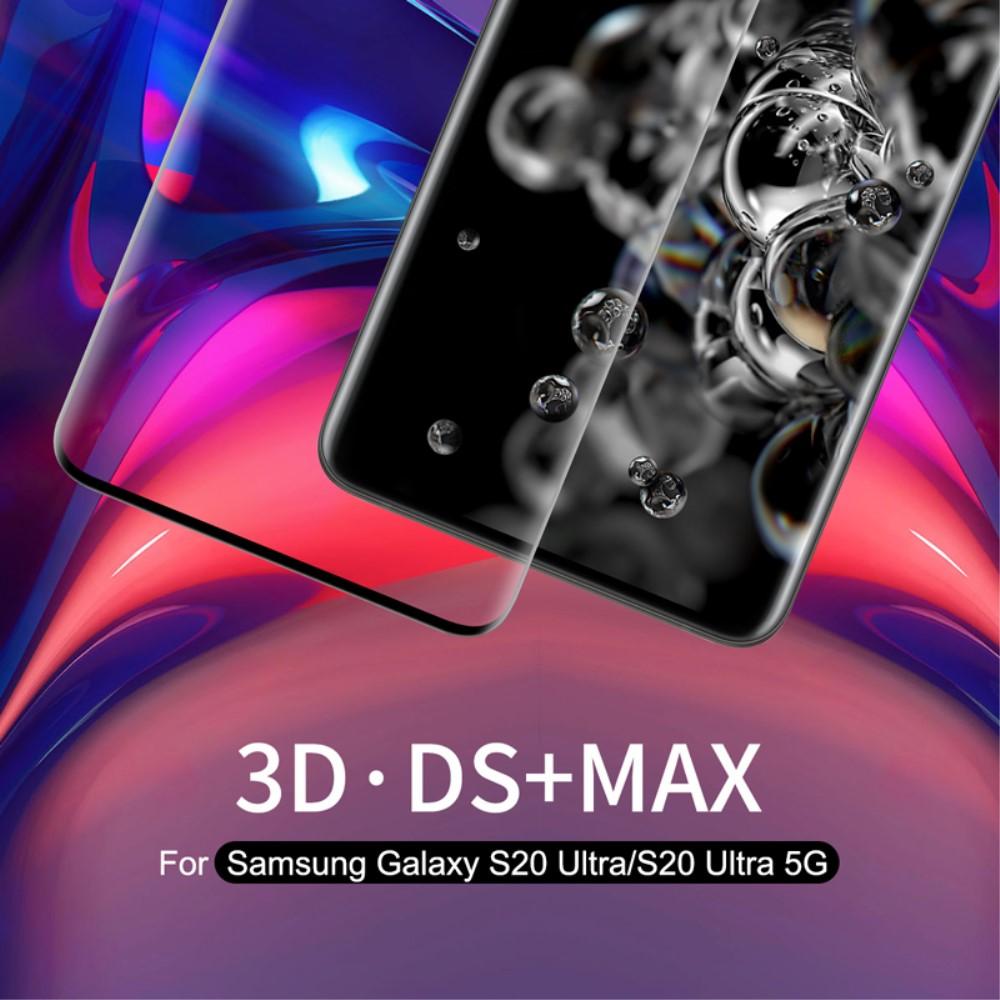 3D DS+MAX Curved Glass Samsung Galaxy S20 Ultra Schwarz
