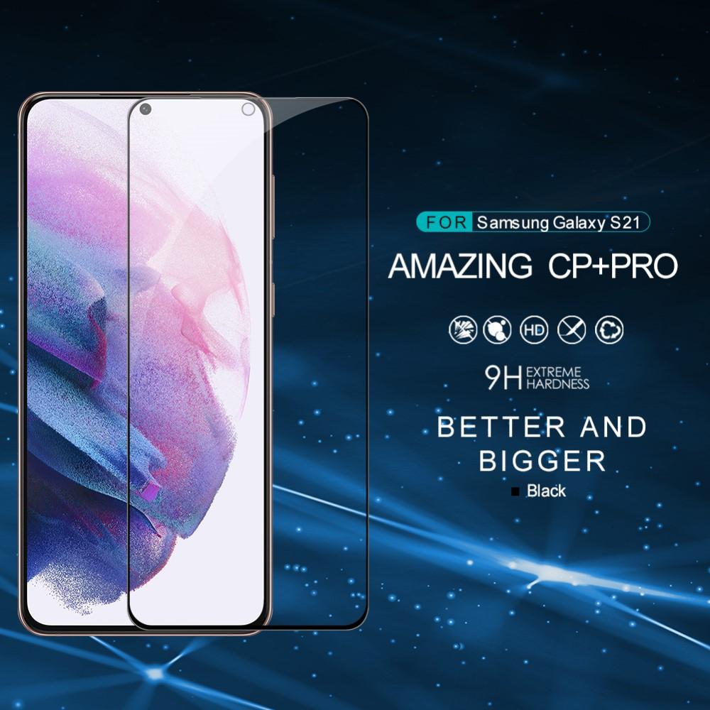 Amazing CP+PRO Panzerglas Samsung Galaxy S21 Schwarz