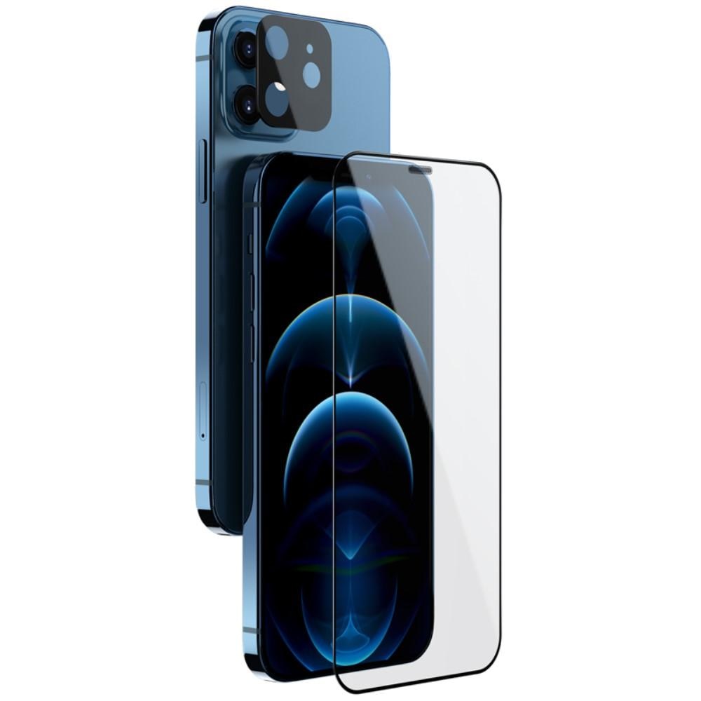 Displayschutz und Kameraschutz (2-in-1) iPhone 12 Schwarz