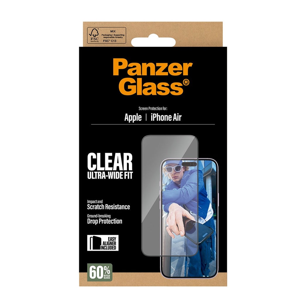 iPhone Air Screen Protector (with EasyAligner) Ultra Wide Fit