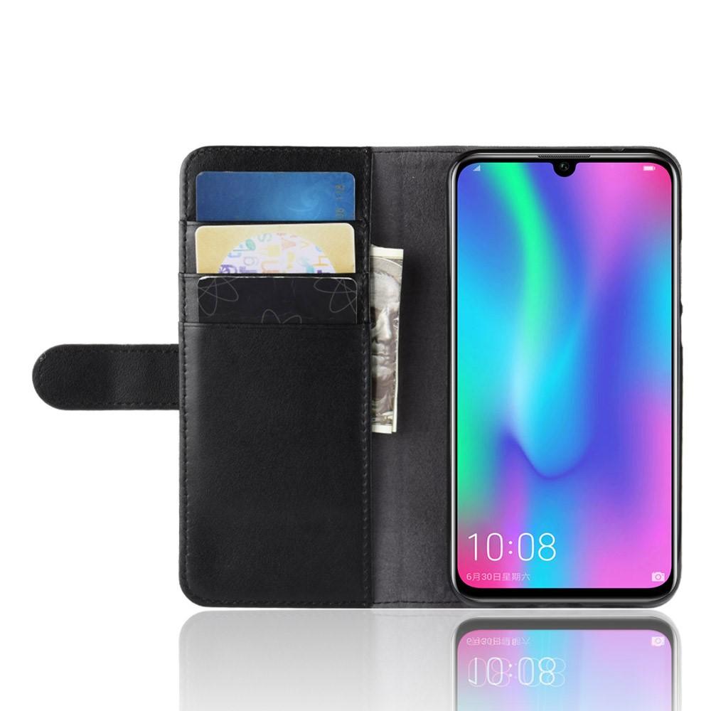 Huawei P Smart 2019 Echtlederhülle, schwarz