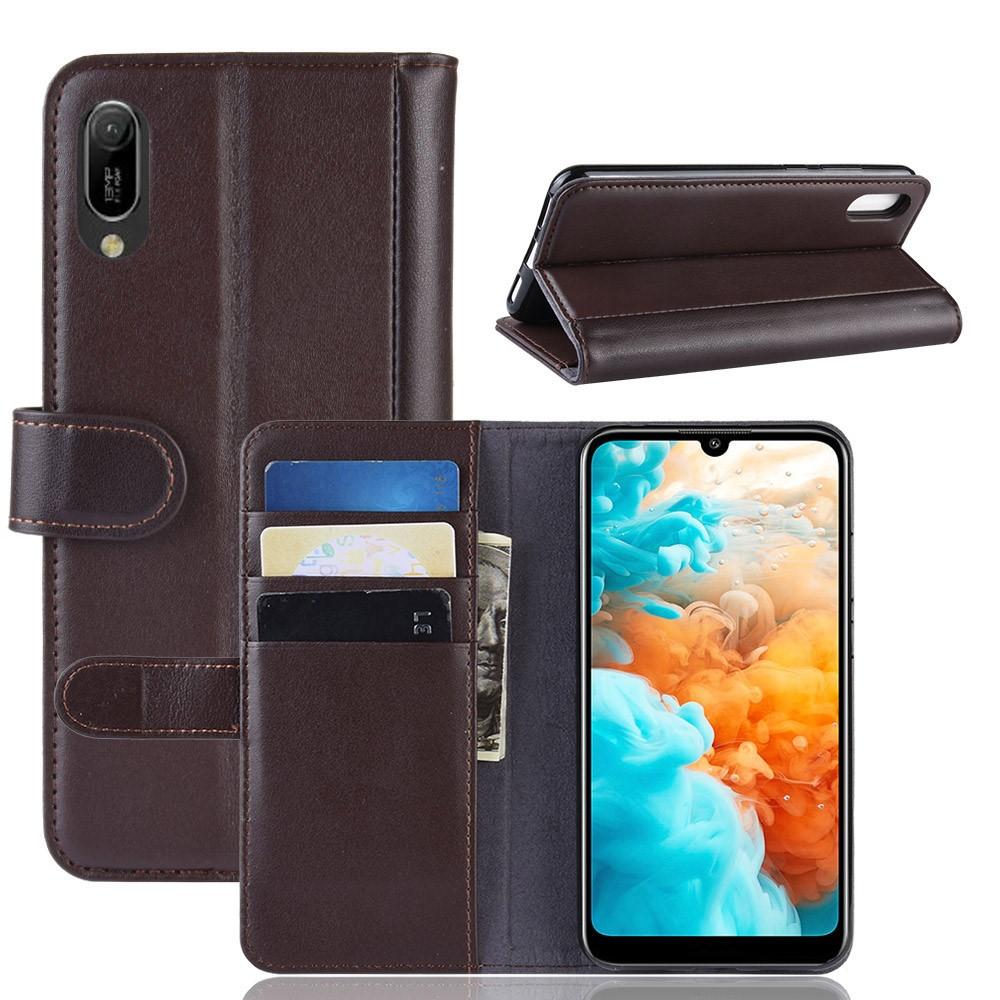 Huawei Y6 2019 Echtlederhülle Braun
