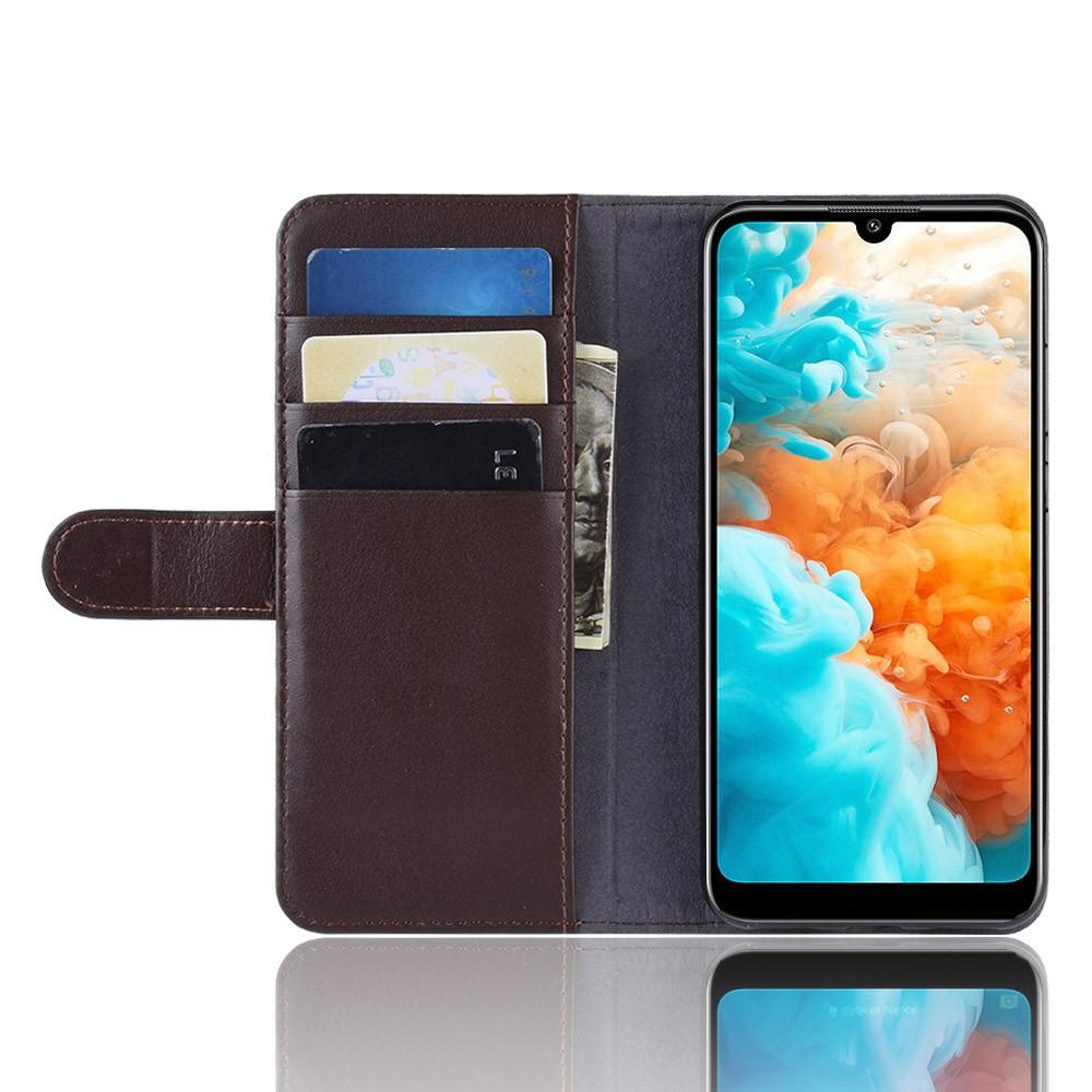 Huawei Y6 2019 Echtlederhülle Braun
