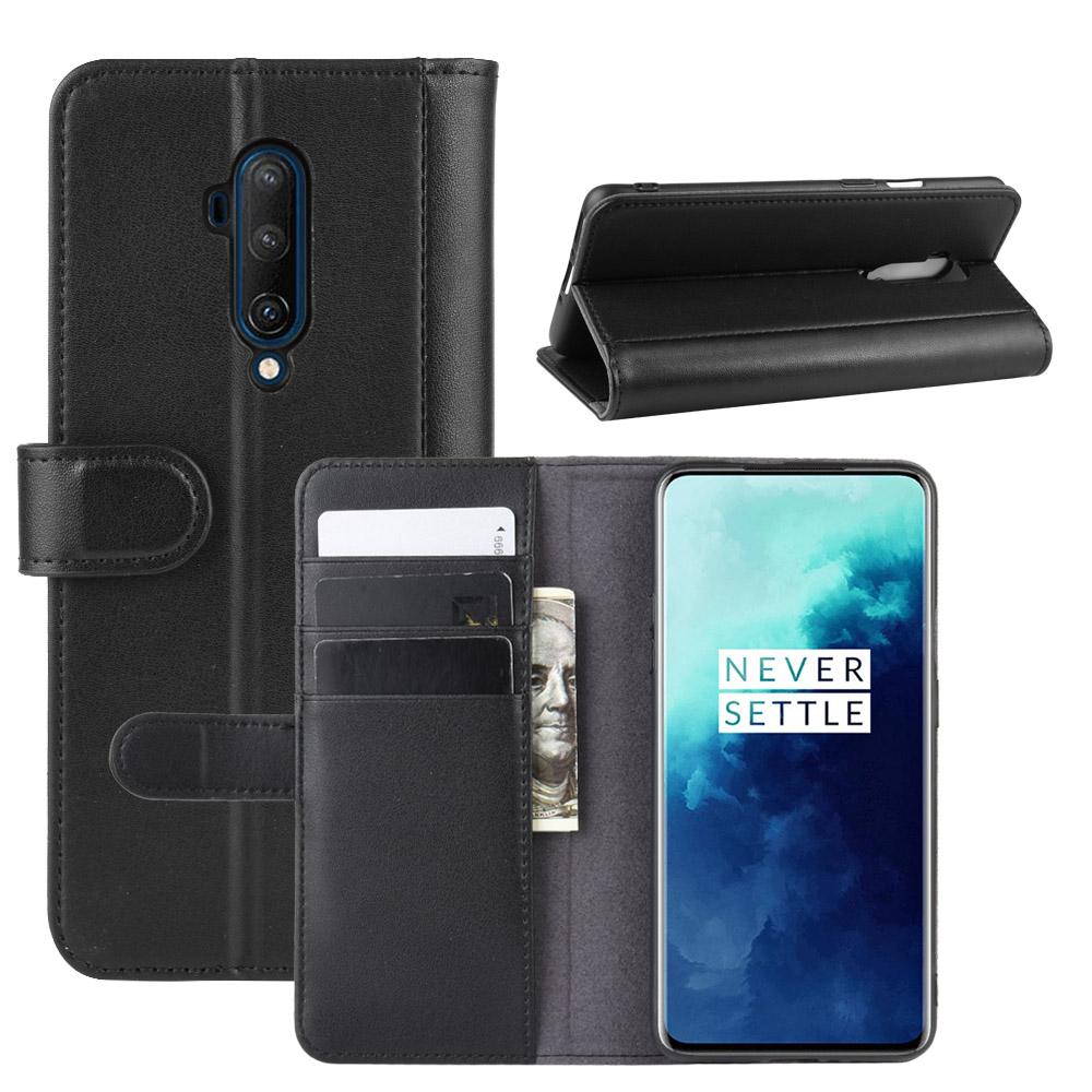  OnePlus 7T Pro Echtlederhülle Schwarz