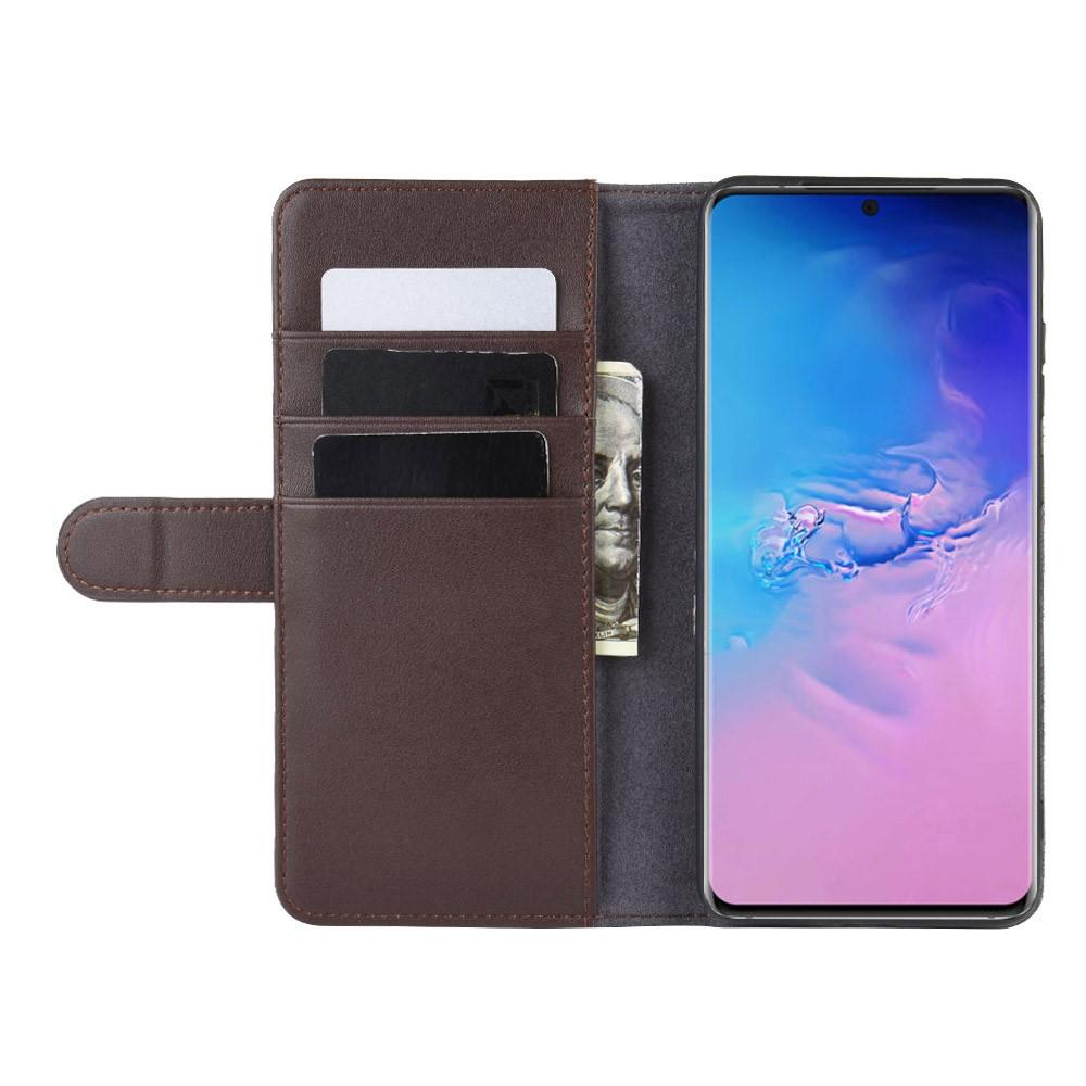 Samsung Galaxy S20 Ultra Echtlederhülle Braun
