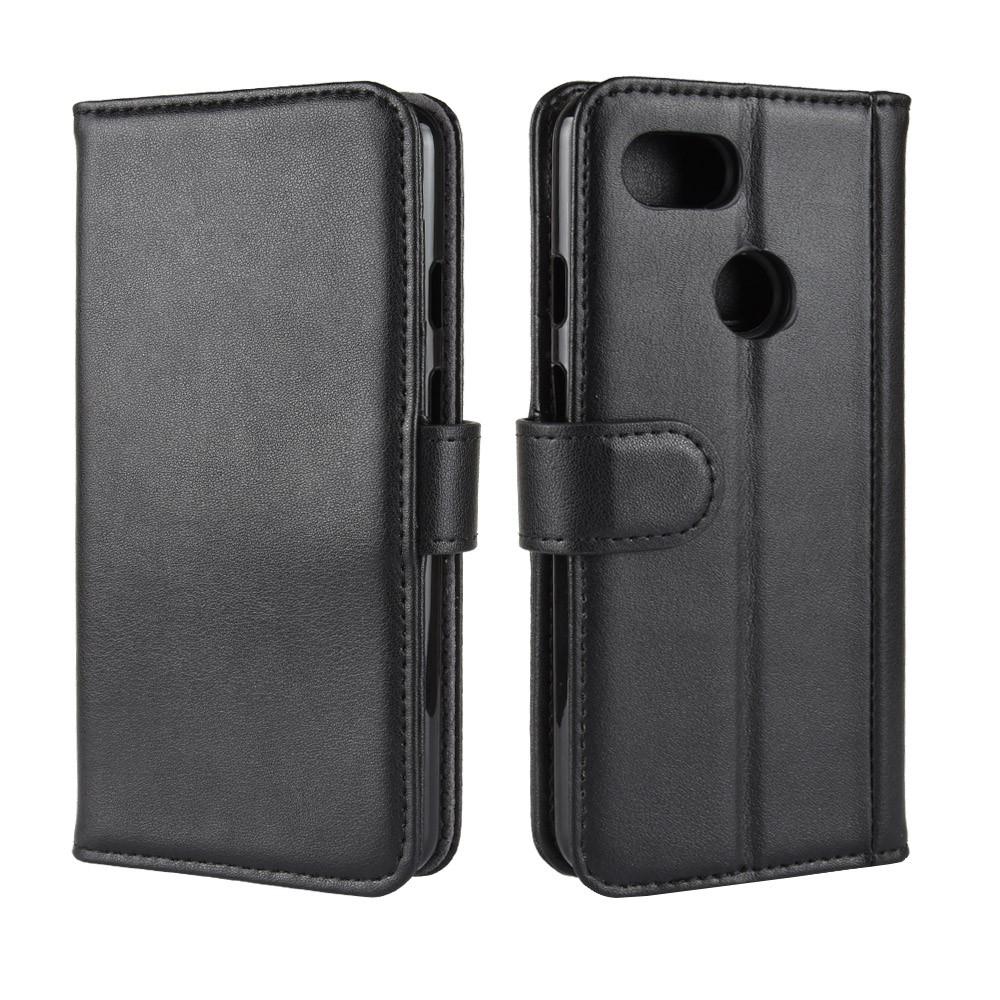Google Pixel 3 Lederhülle aus Echtem Leder, schwarz